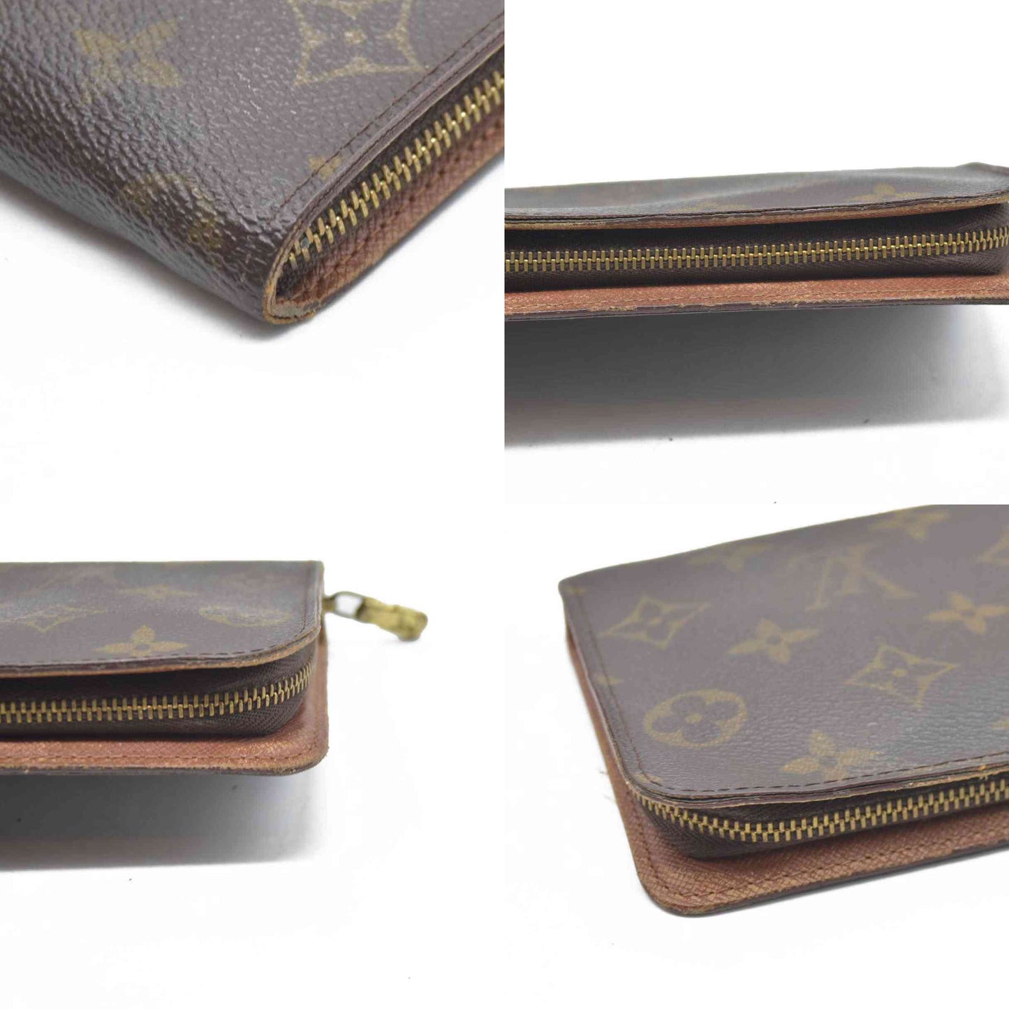 LOUIS VUITTON Monogram  Zippy around zipper Long Wallet CA0958