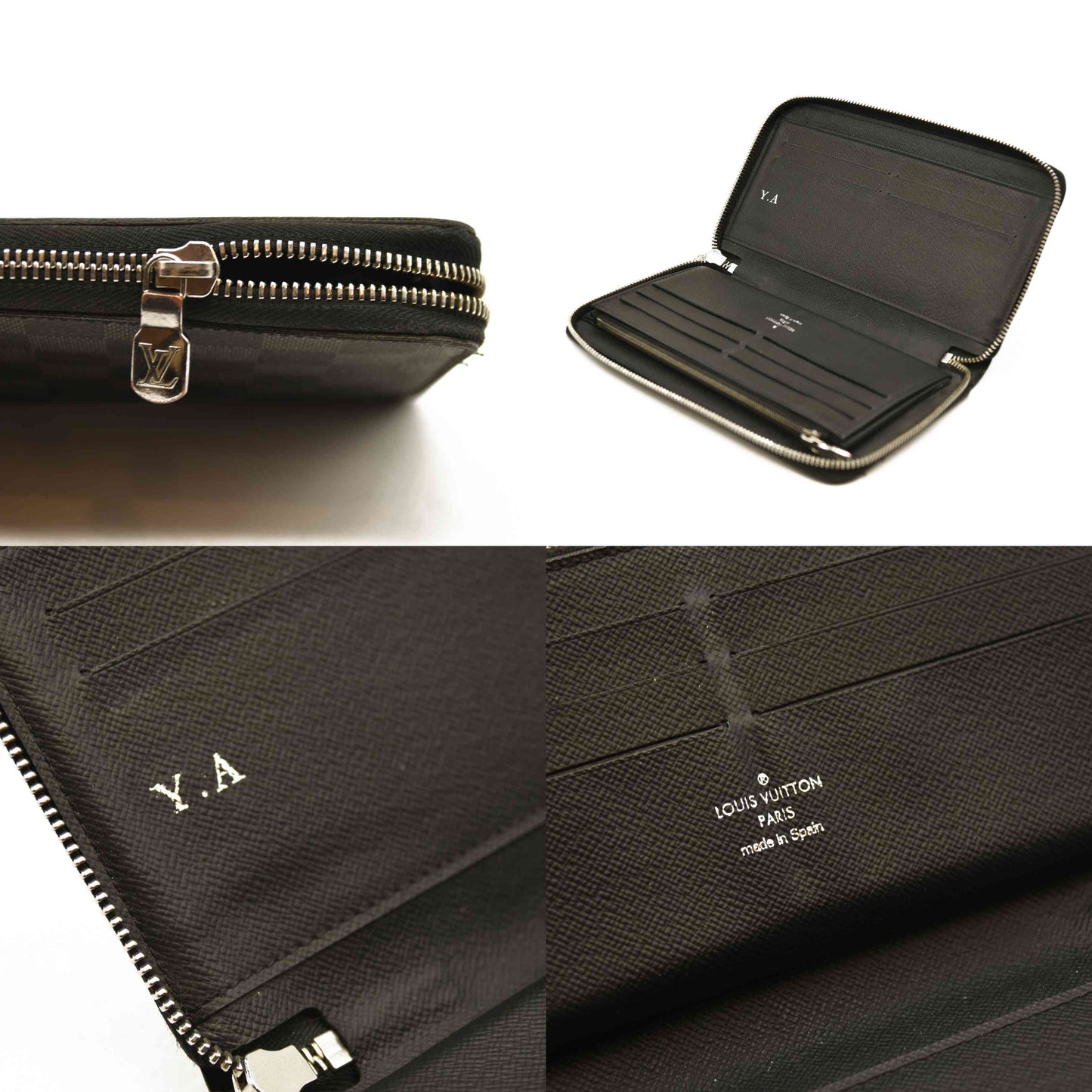 Louis Vuitton  Damier Graphite Zippy Organizer Wallet CA4118