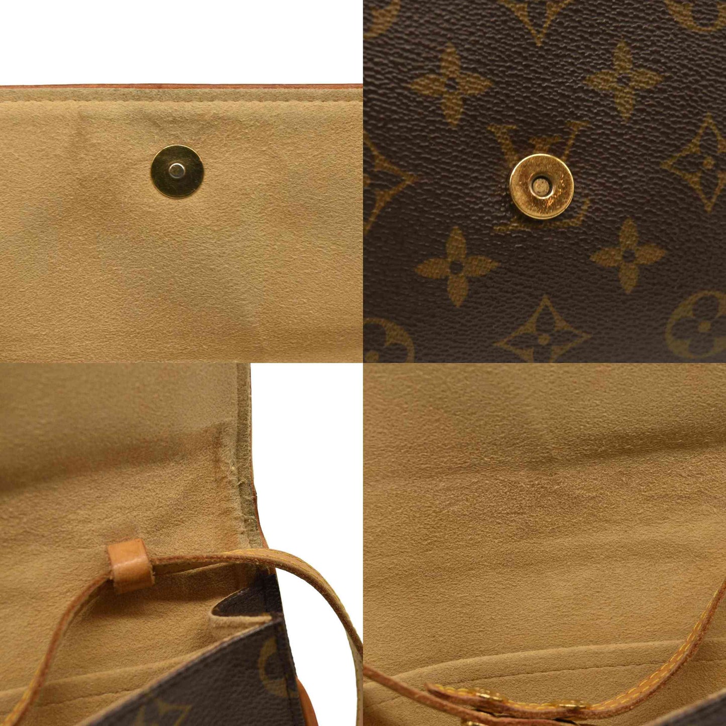 LOUIS VUITTON Monogram Pochette Twin GM  CA1919