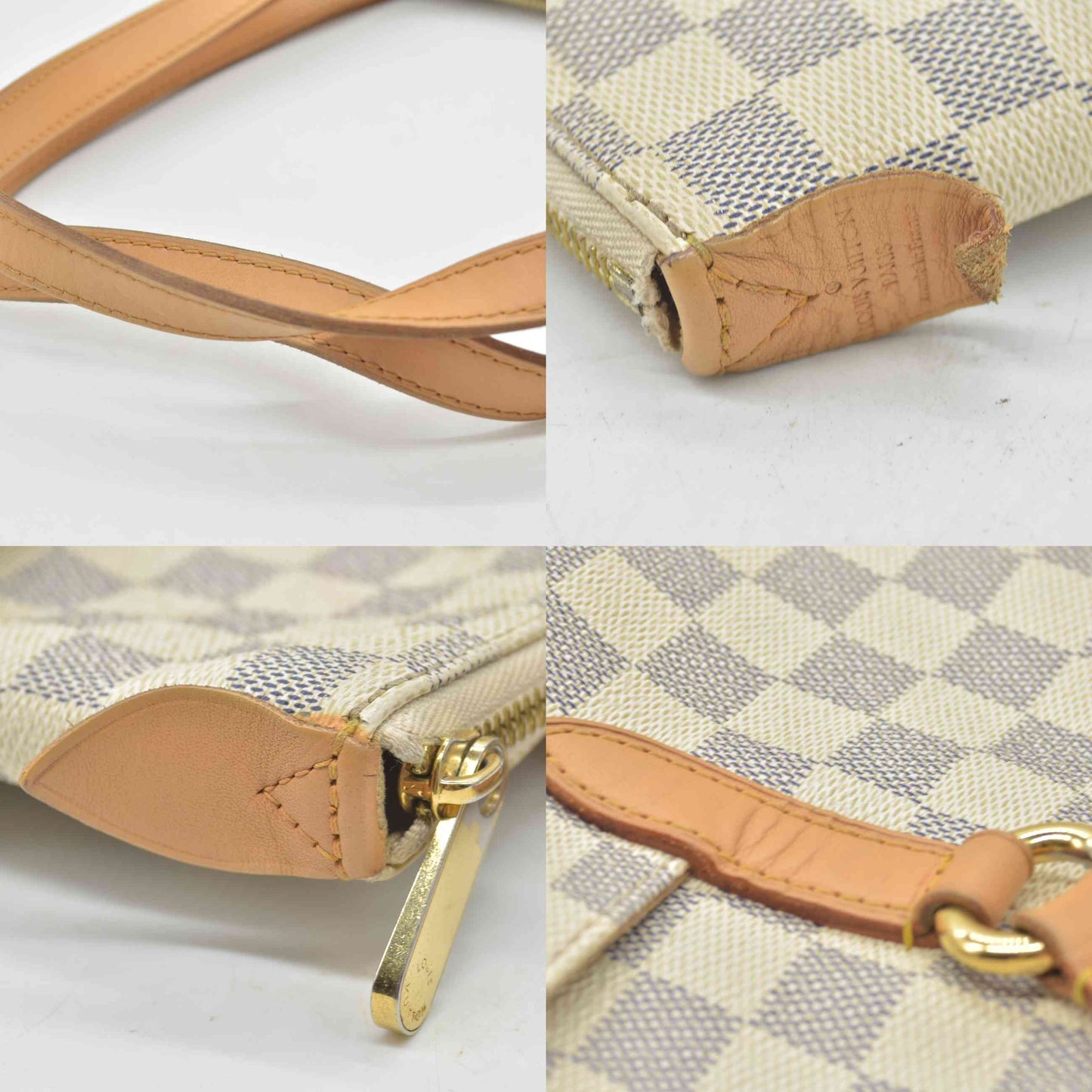 $1440 2011 LOUIS VUITTON Damier Azur Totally MM AR2191