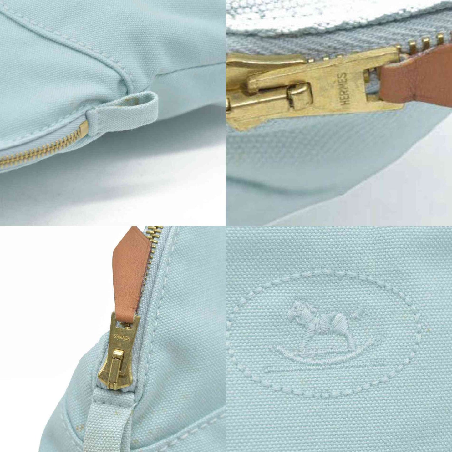 Hermes Bolide Pouch Canvas