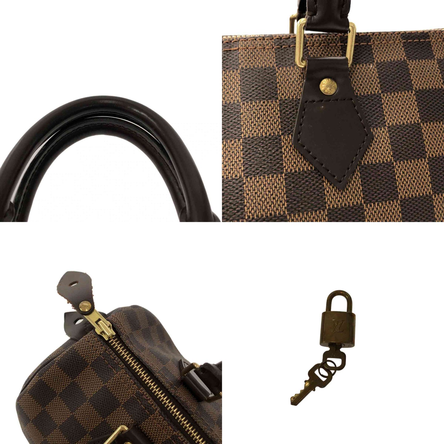 LOUIS VUITTON  Damier Ebene Speedy 25  AA0059