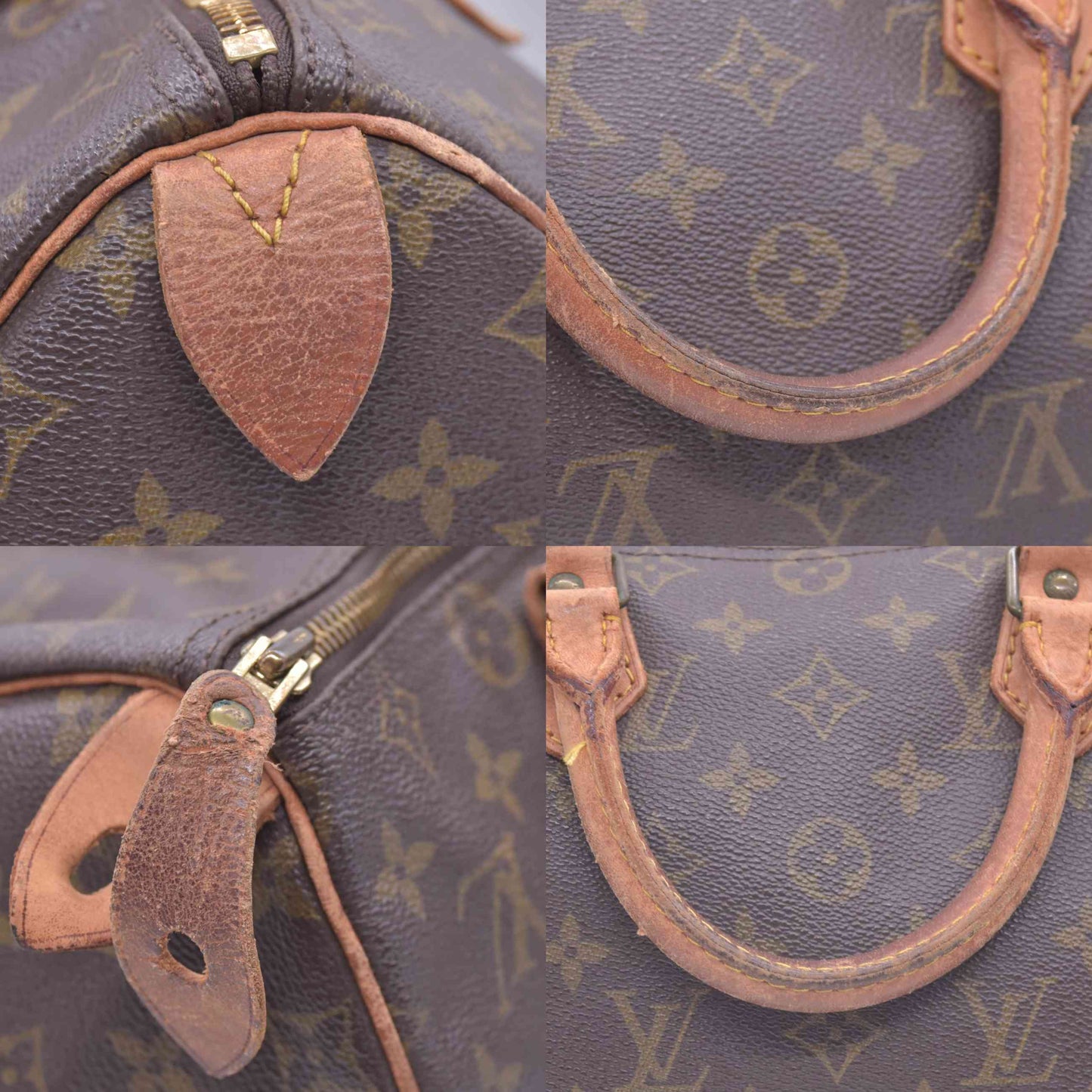 $1550 1984 Louis Vuitton Monogram Speedy 30 MB844