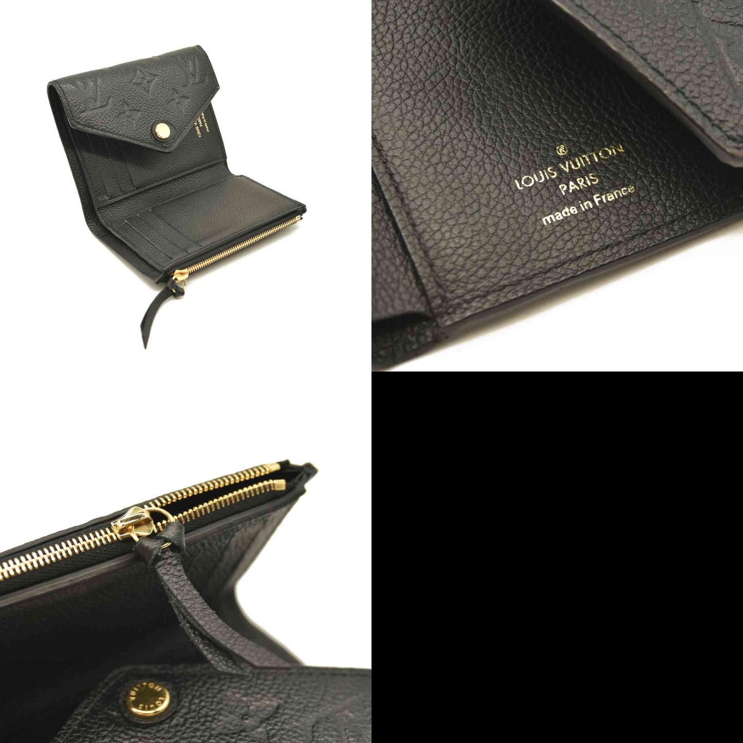 LOUIS VUITTON Empreinte Victorine Wallet Black  SP3128