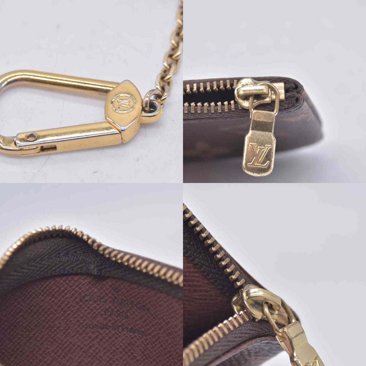$355 2013 Louis Vuitton Monogram Key Pouch CT2133 CONSIGNMENT 10021283