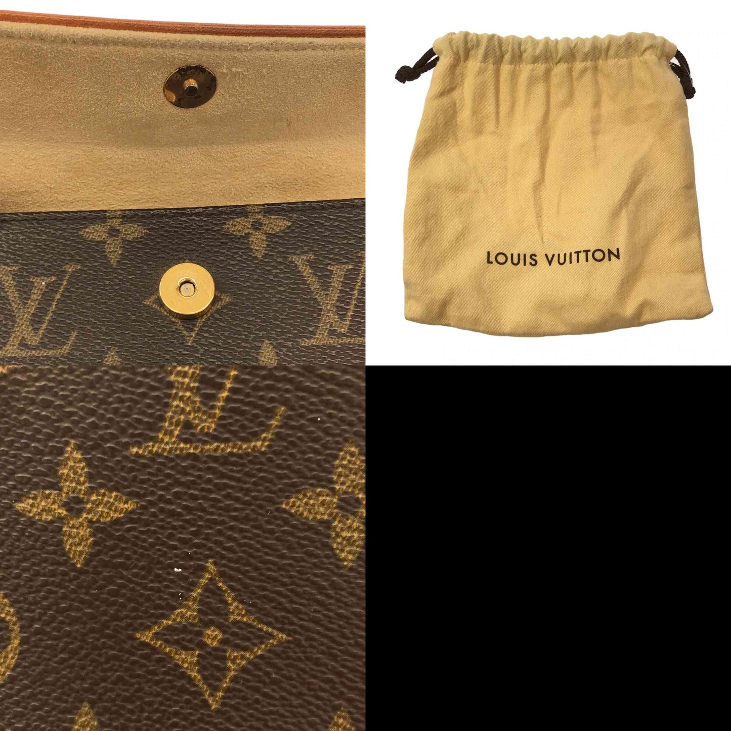 LOUIS VUITTON  Monogram Pochette Florentine FL0042