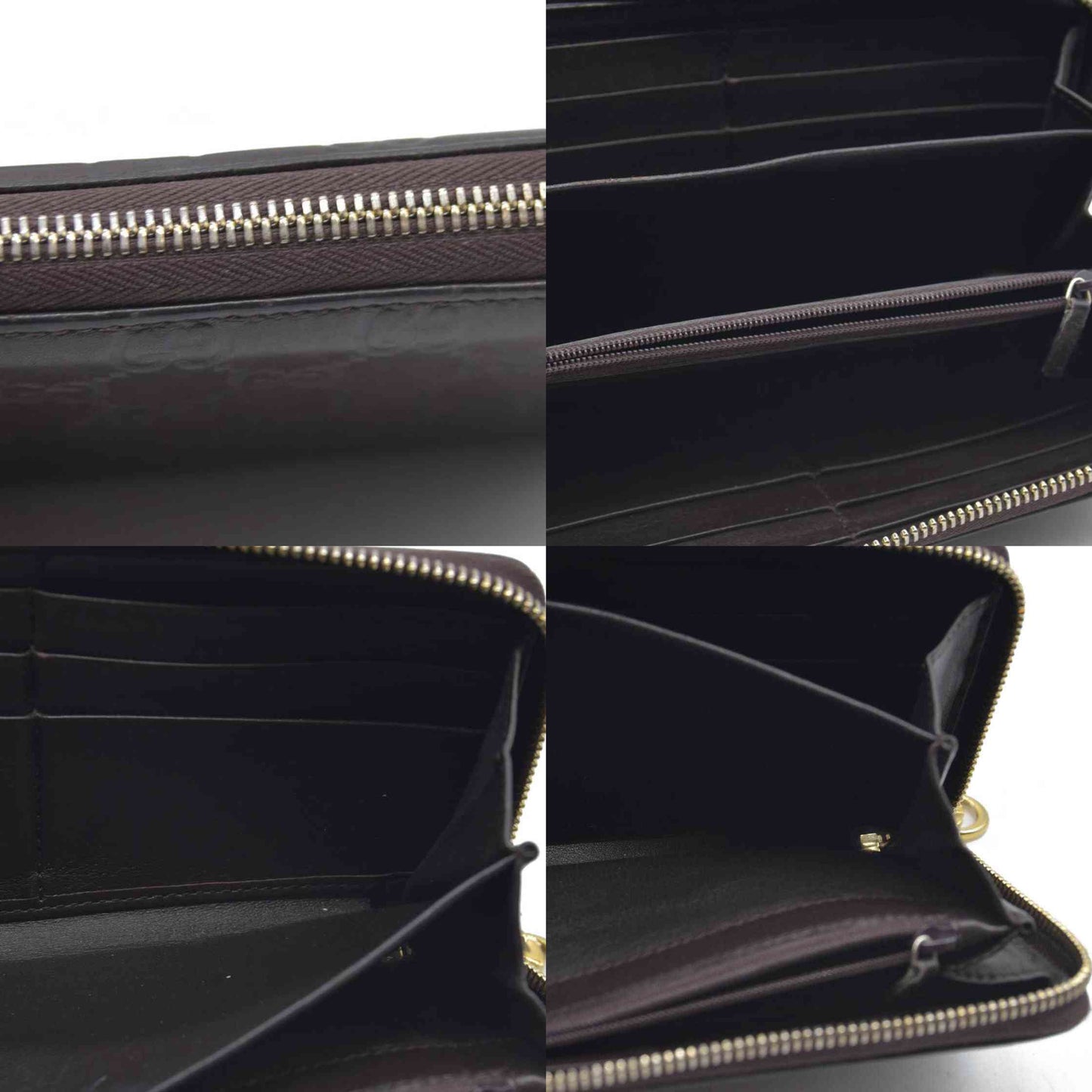 $900 CONSIGNMENT Gucci Leather Printed Continental Wallet