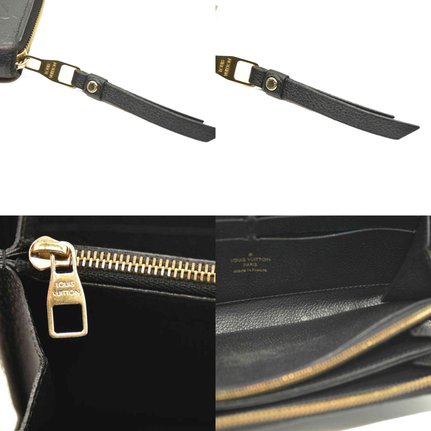 Louis Vuitton  Empreinte Zippy Wallet Black