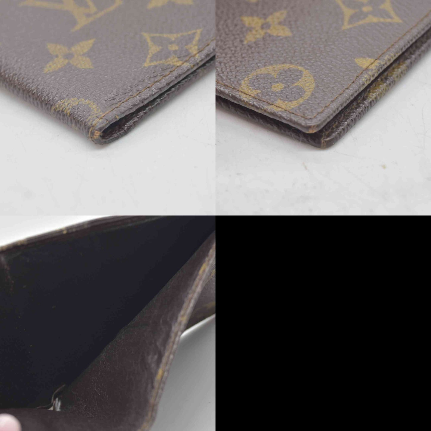 $515 1988 Louis Vuitton Monogram Marco Bifold Wallet Brown 884