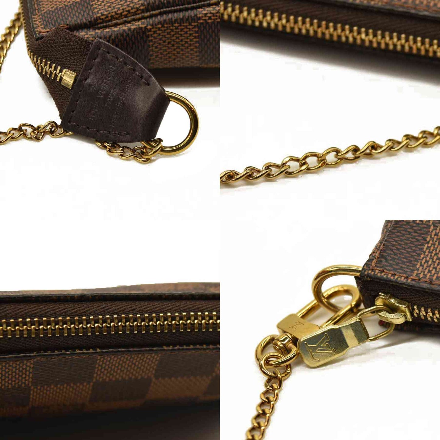 Louis Vuitton  Damier Ebene Mini Pochette Accessories