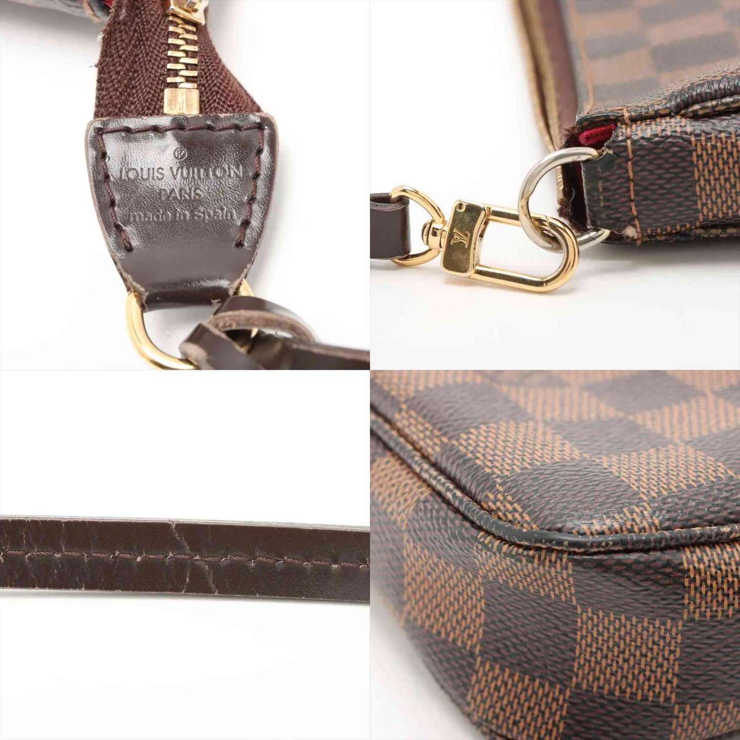 Louis Vuitton Damier Pochette accessoir N41206 Brown