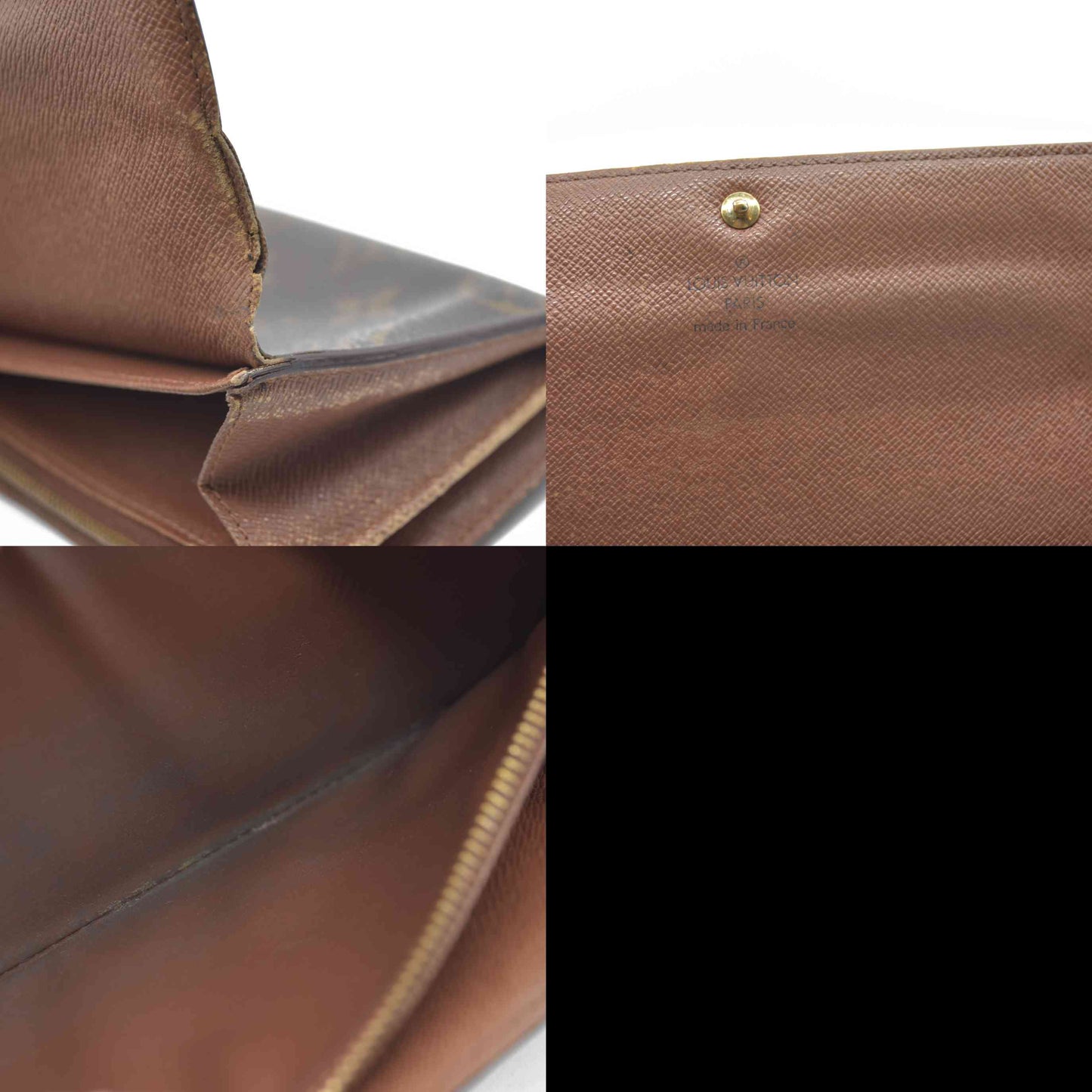 AUCTION $725 Louis Vuitton Monogram Sarah Wallet SP0088 2008