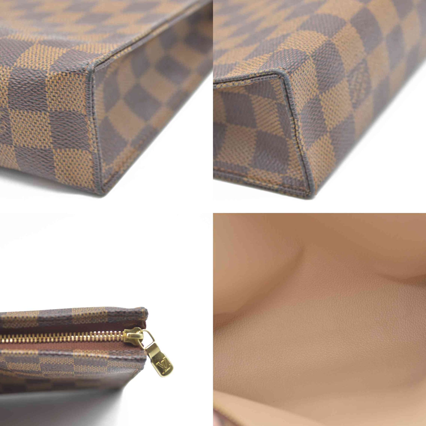 CONSIGNMENT AUCTION $1050 Louis Vuitton  Damier Ebene Toiletry Pouch 26