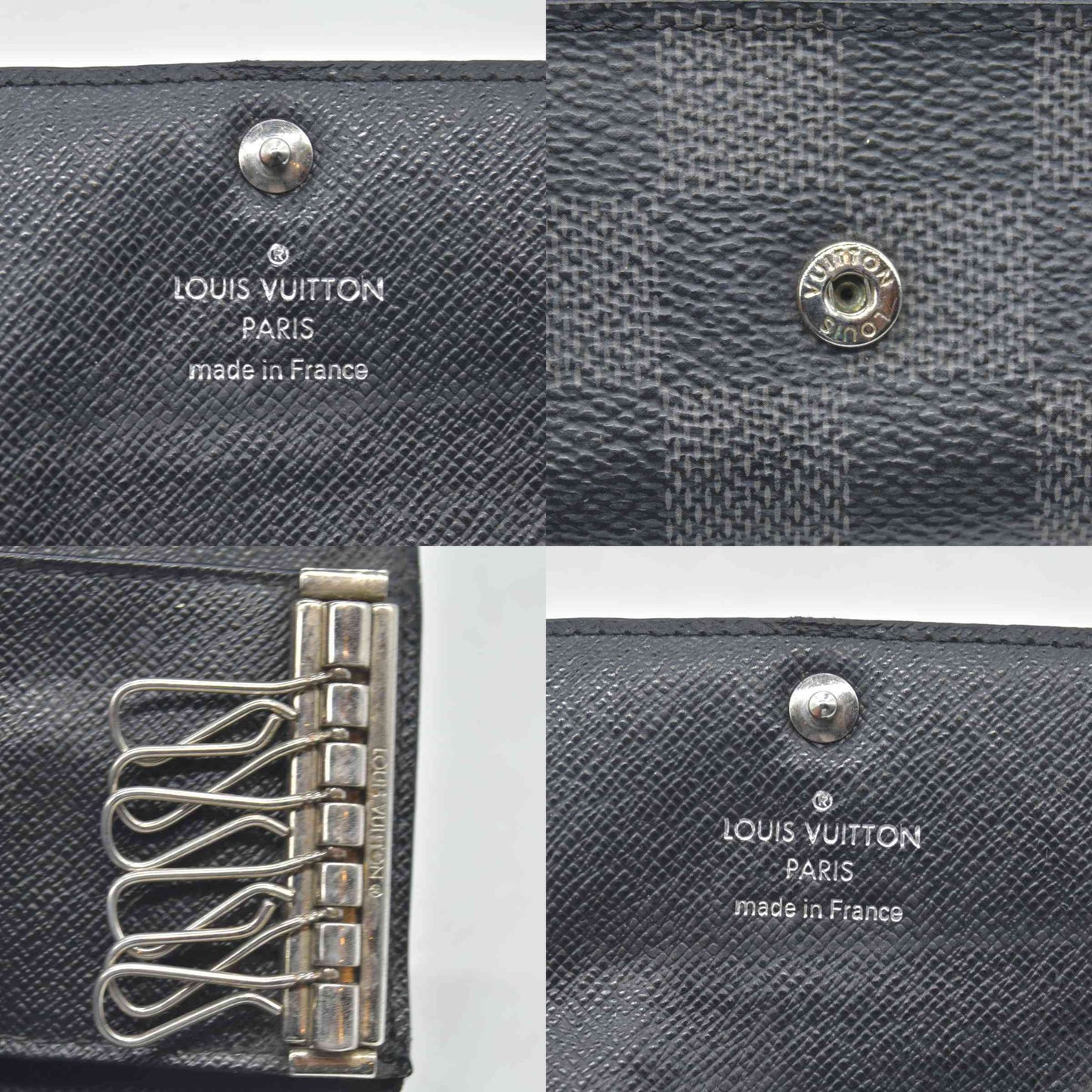 $395 2014 Louis Vuitton Damier Graphite Multicles 6 Key Holder – Consignment  CT0194