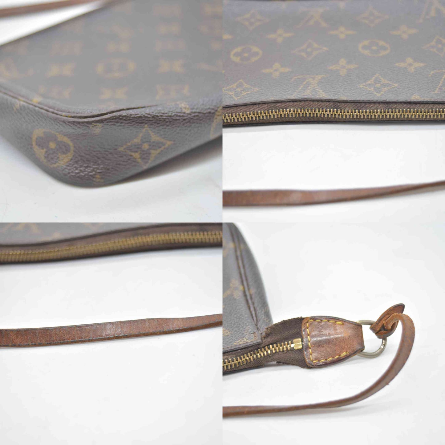 $1290 2002 Louis Vuitton Monogram Pochette Accessories AR1012