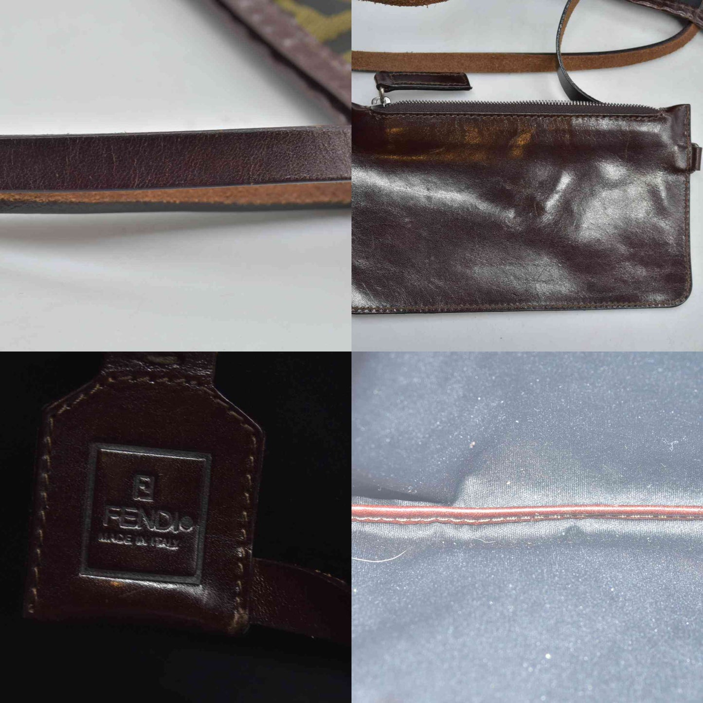 $1050 2010 Fendi Zucca FF Bucket Bag CONSIGNMENT