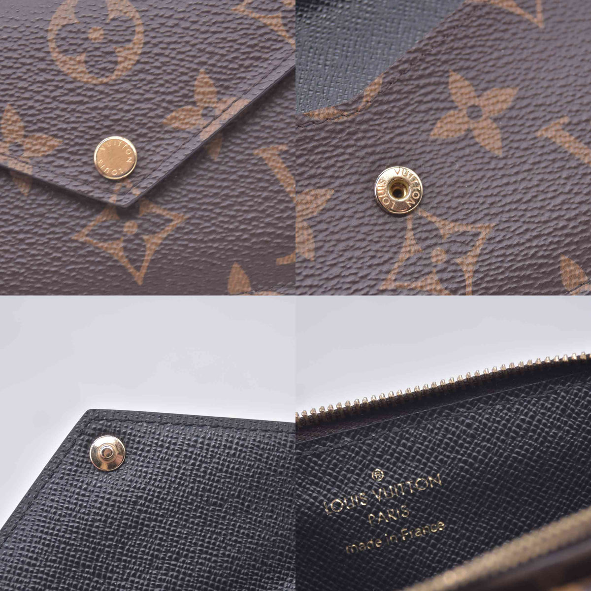 $695 LOUIS VUITTON Monogram Recto Verso Card Holder RFID 10021359