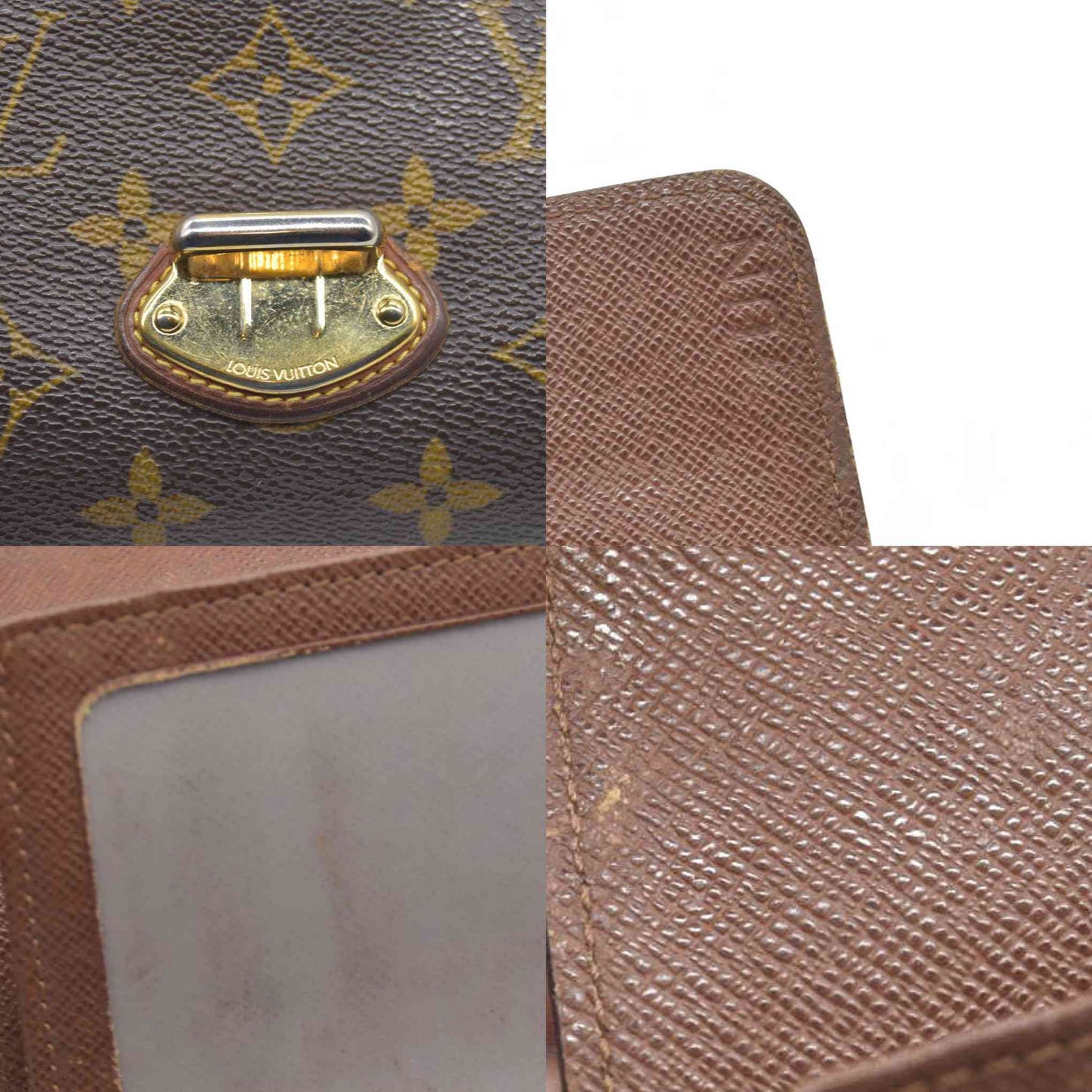 $705 2010 LOUIS VUITTON Monogram Trifold Koala Wallet TA2160