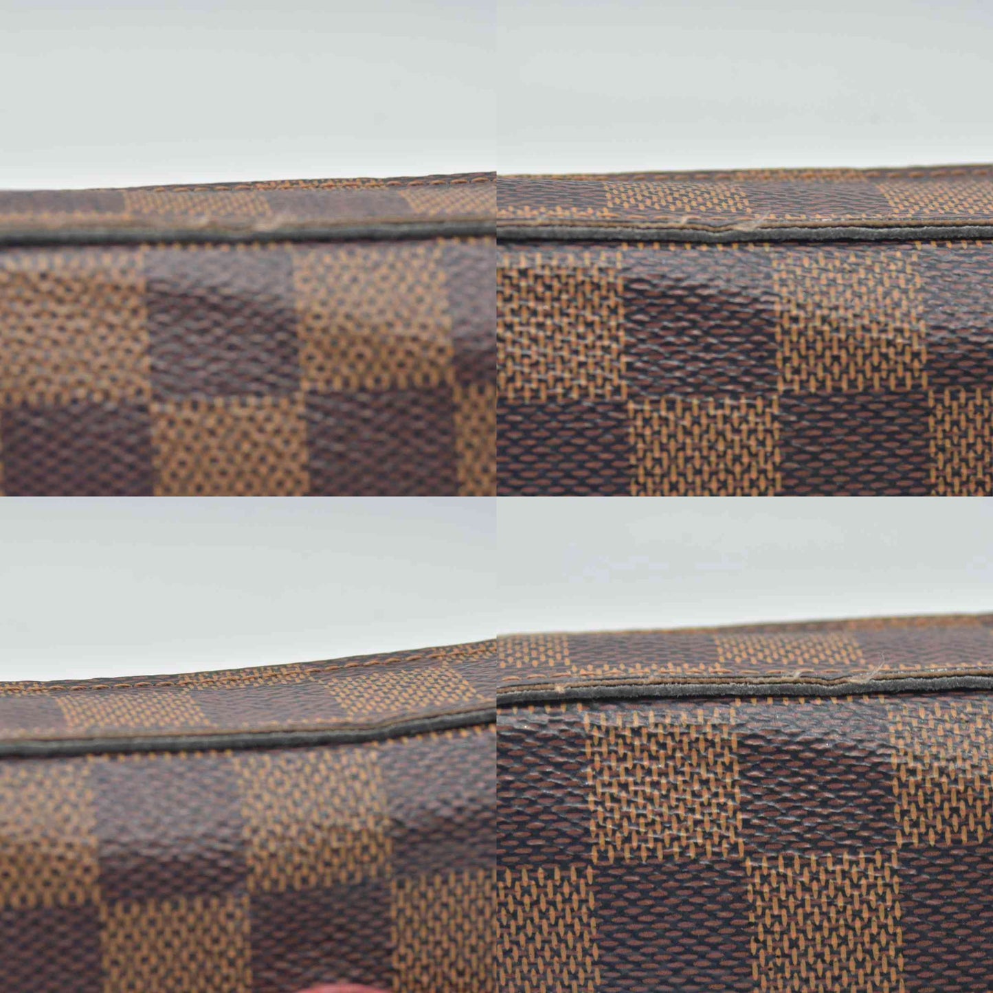 $1580 2018 Louis Vuitton Damier Ebene Pochette Felicie Chain Wallet MI1128