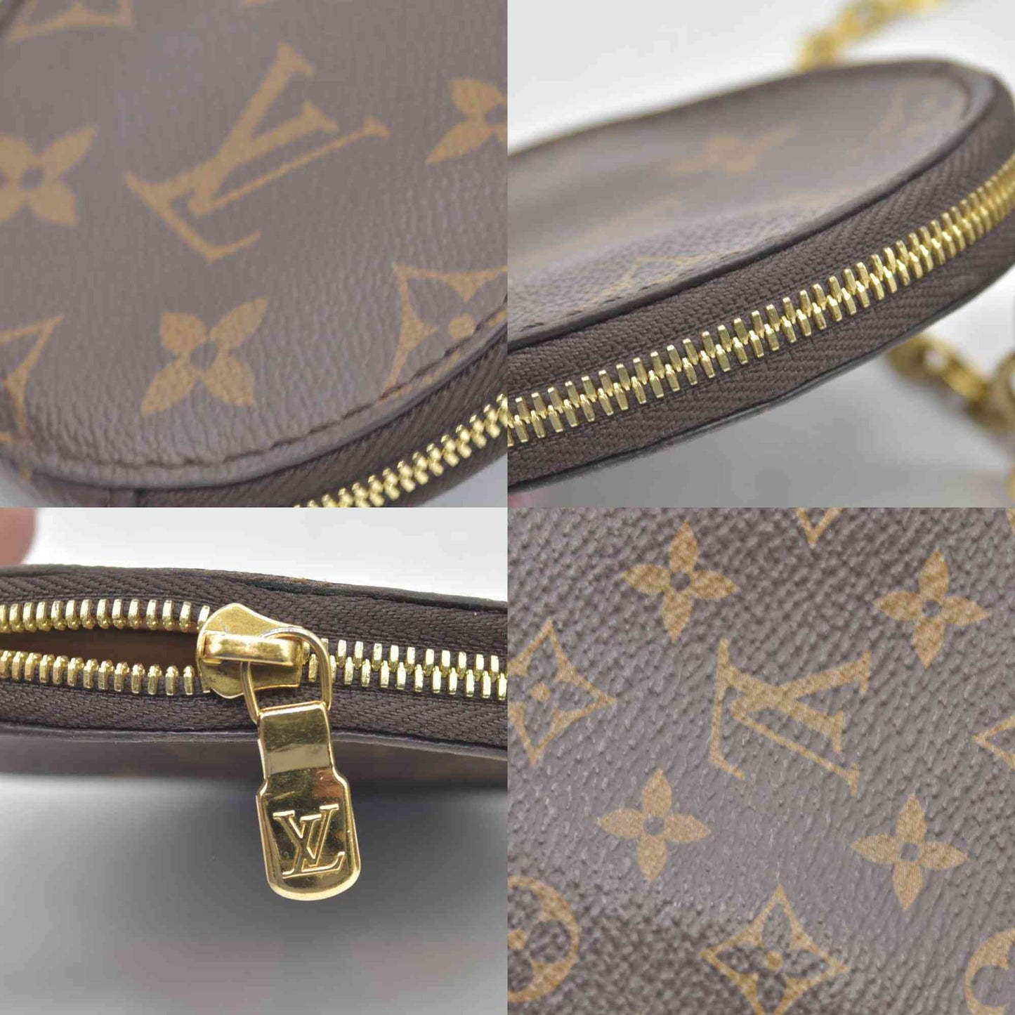 $2840 LOUIS VUITTON  Monogram Multi Pochette Accessories Kaki SD2260
