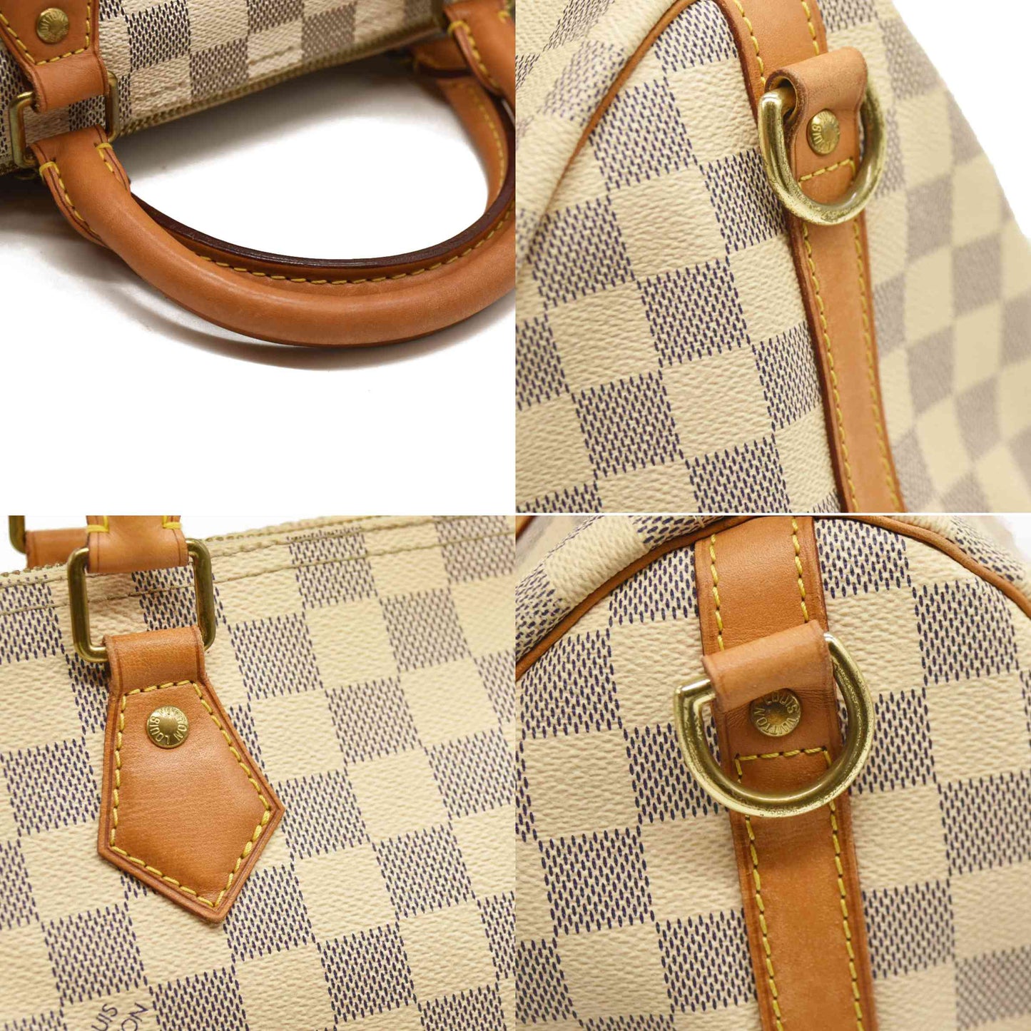 LOUIS VUITTON Damier Azur Speedy Bandouliere 30 SP2164