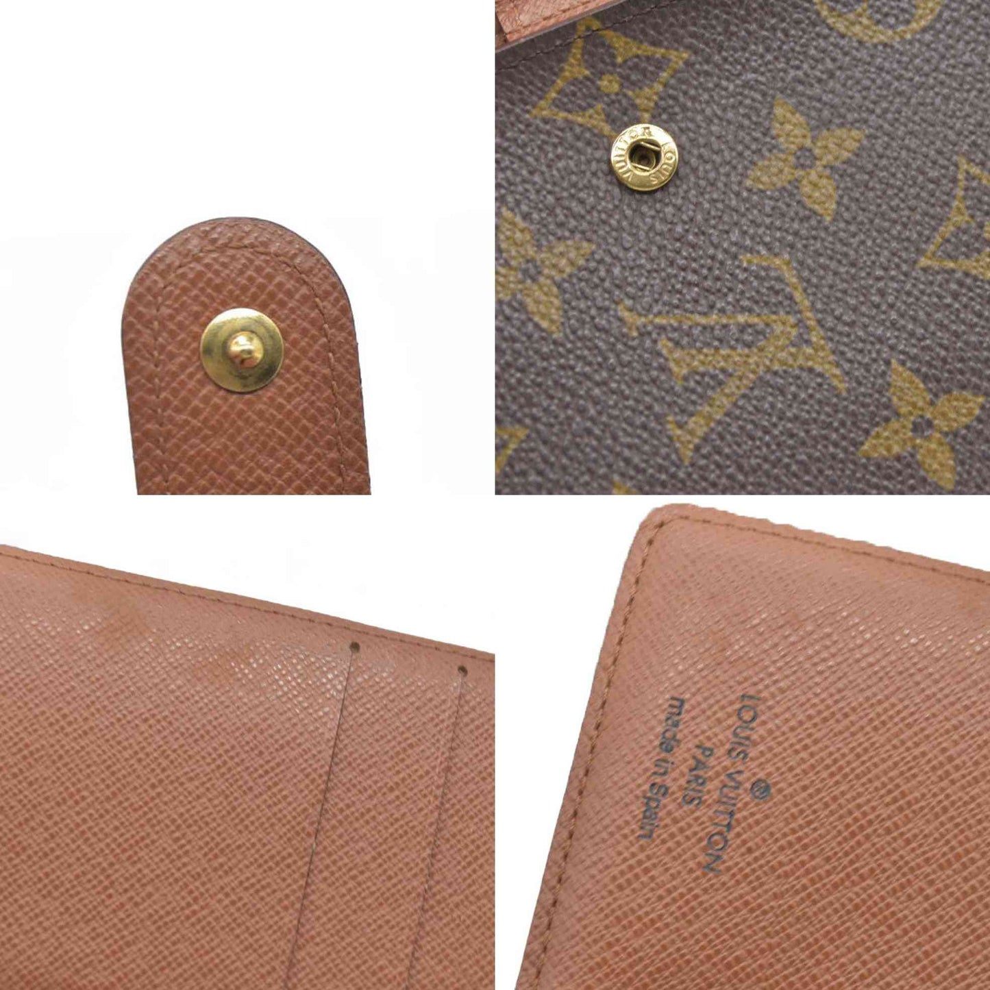 AUCTION $495  Louis Vuitton Monogram Agenda PM Notebook Cover Brown CA0948