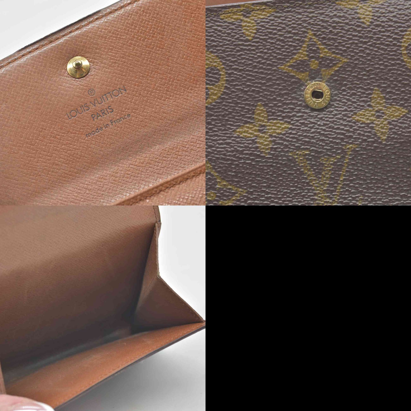 $630 1993 Louis Vuitton Monogram Elise Wallet SP0963
