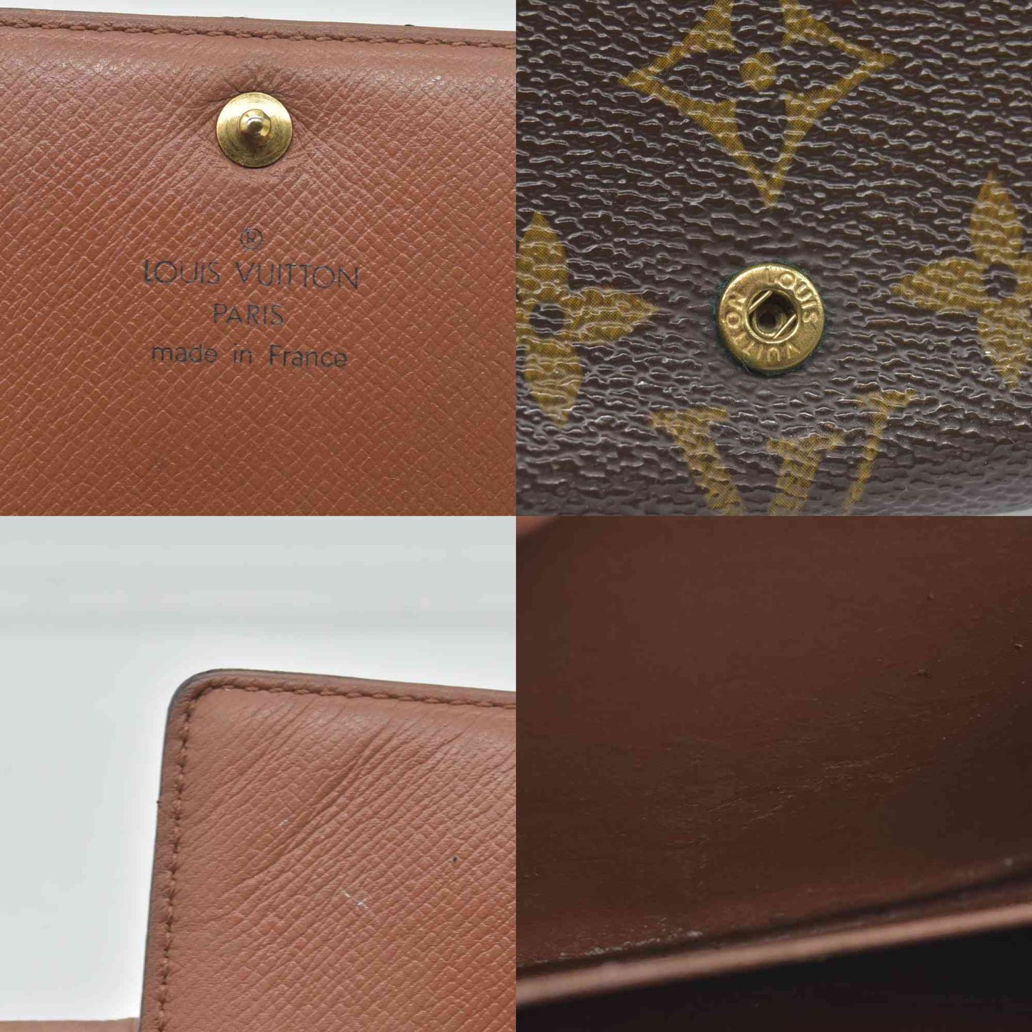 $560 1996 Louis Vuitton Monogram Porte Monnaie Billets Tresor Bifold Wallet CONSIGNMENT MI0926