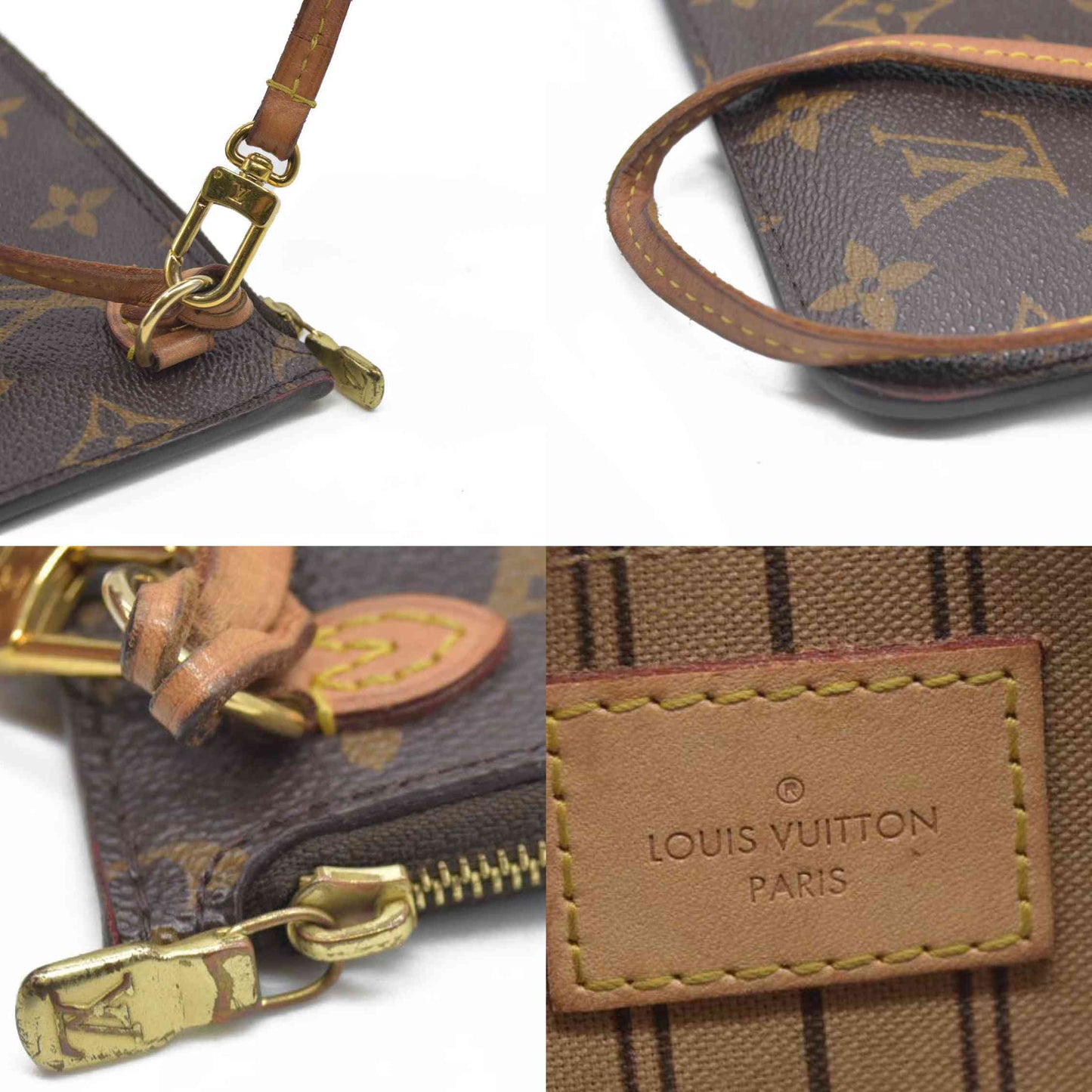 Louis Vuitton Monogram Neverfull MM GM Pochette