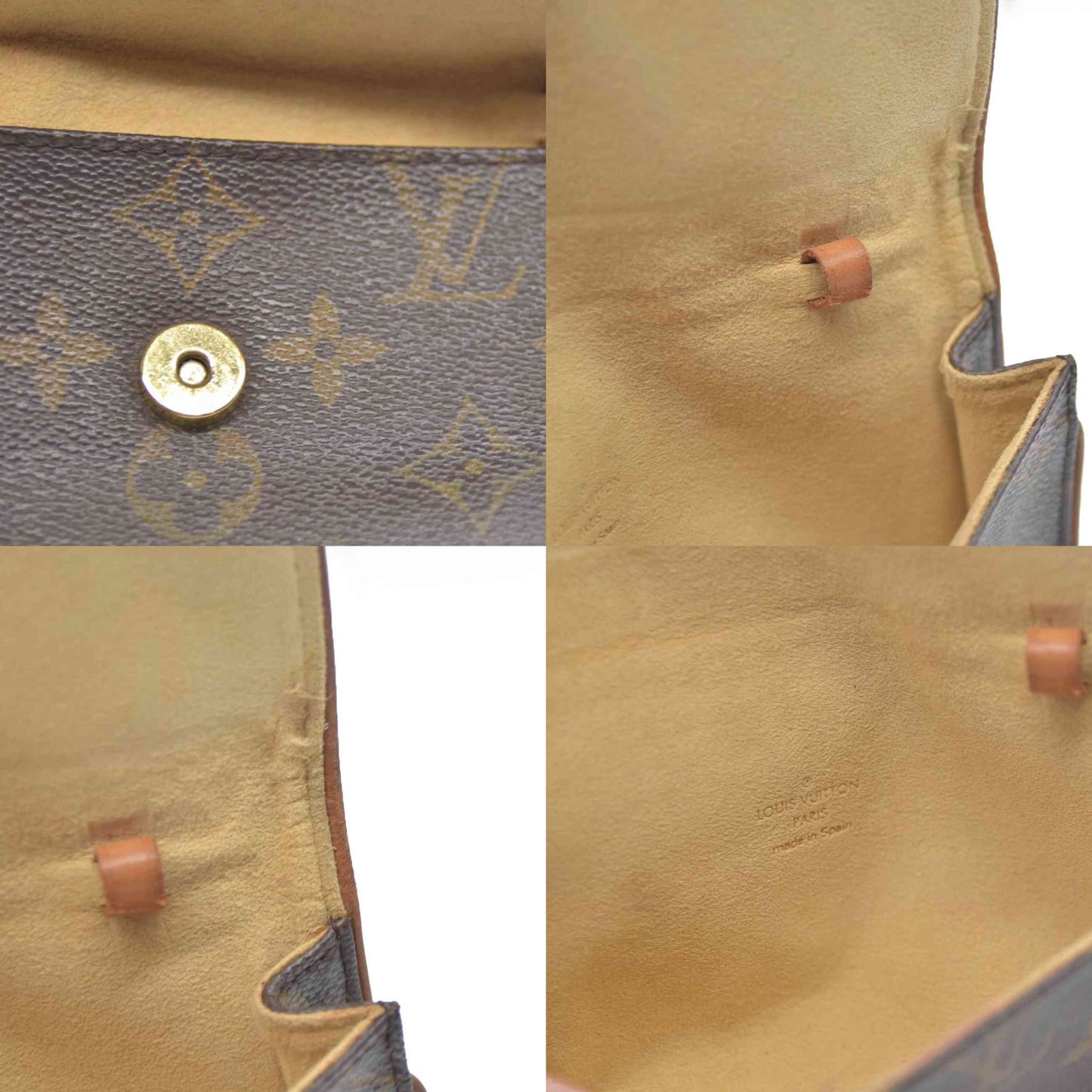 LOUIS VUITTON Monogram Pochette Twin PM