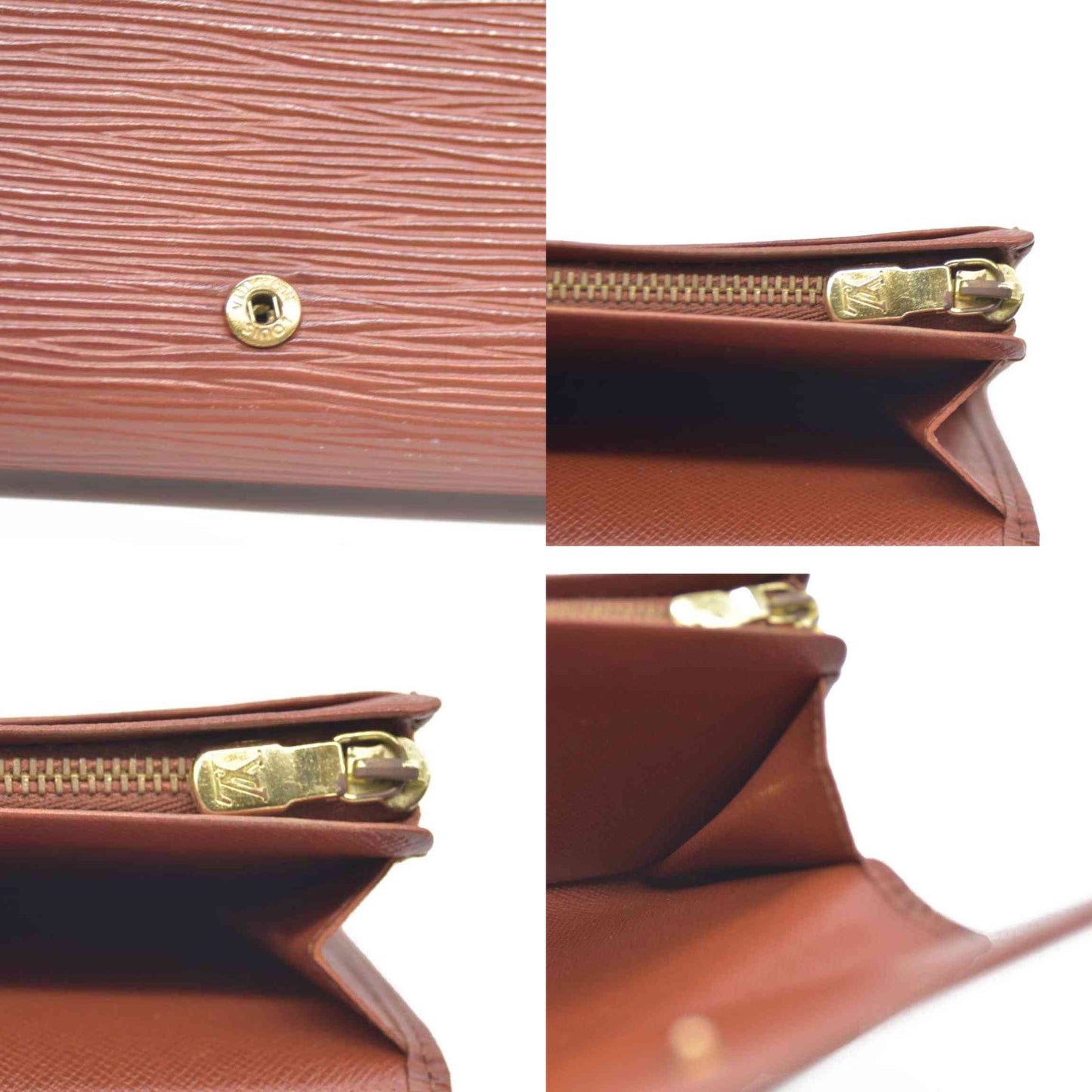 Louis Vuitton Epi Porte Monnaie Billets Tresor Leather Bifold Wallet MI0988