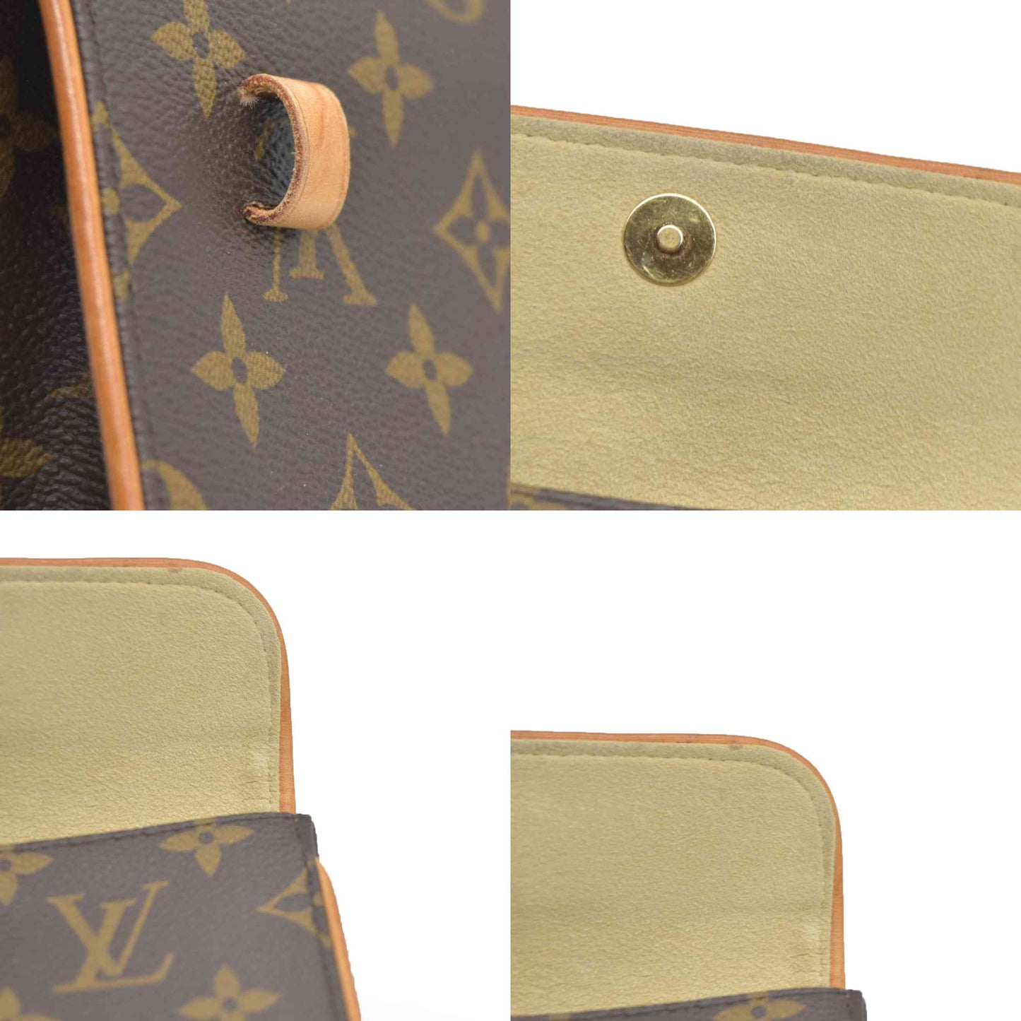 $890 LOUIS VUITTON  Monogram Pochette Florentine FL0059 2009