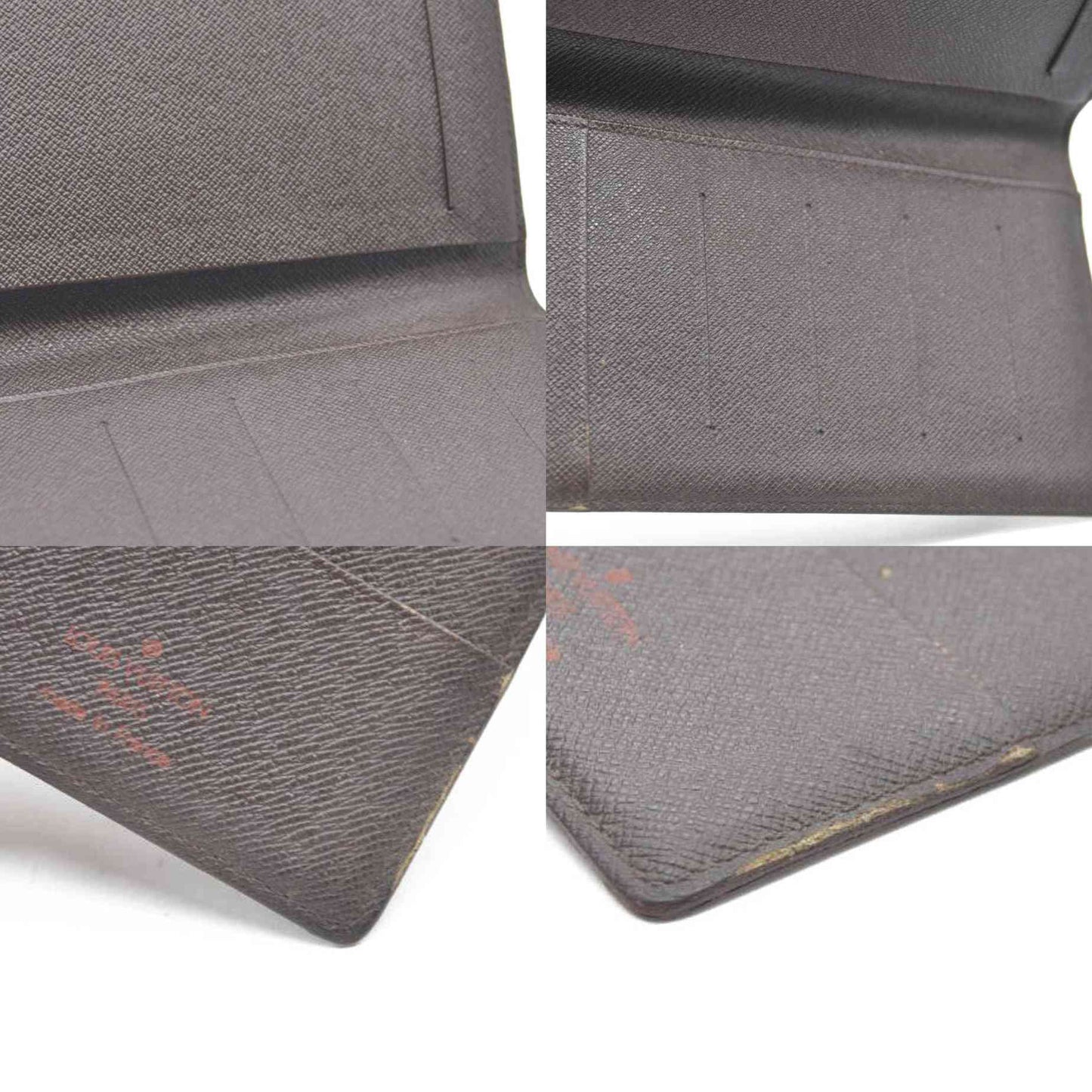 Louis Vuitton Damier Agenda De Poche Pocket Notebook Cover Brown MI1918