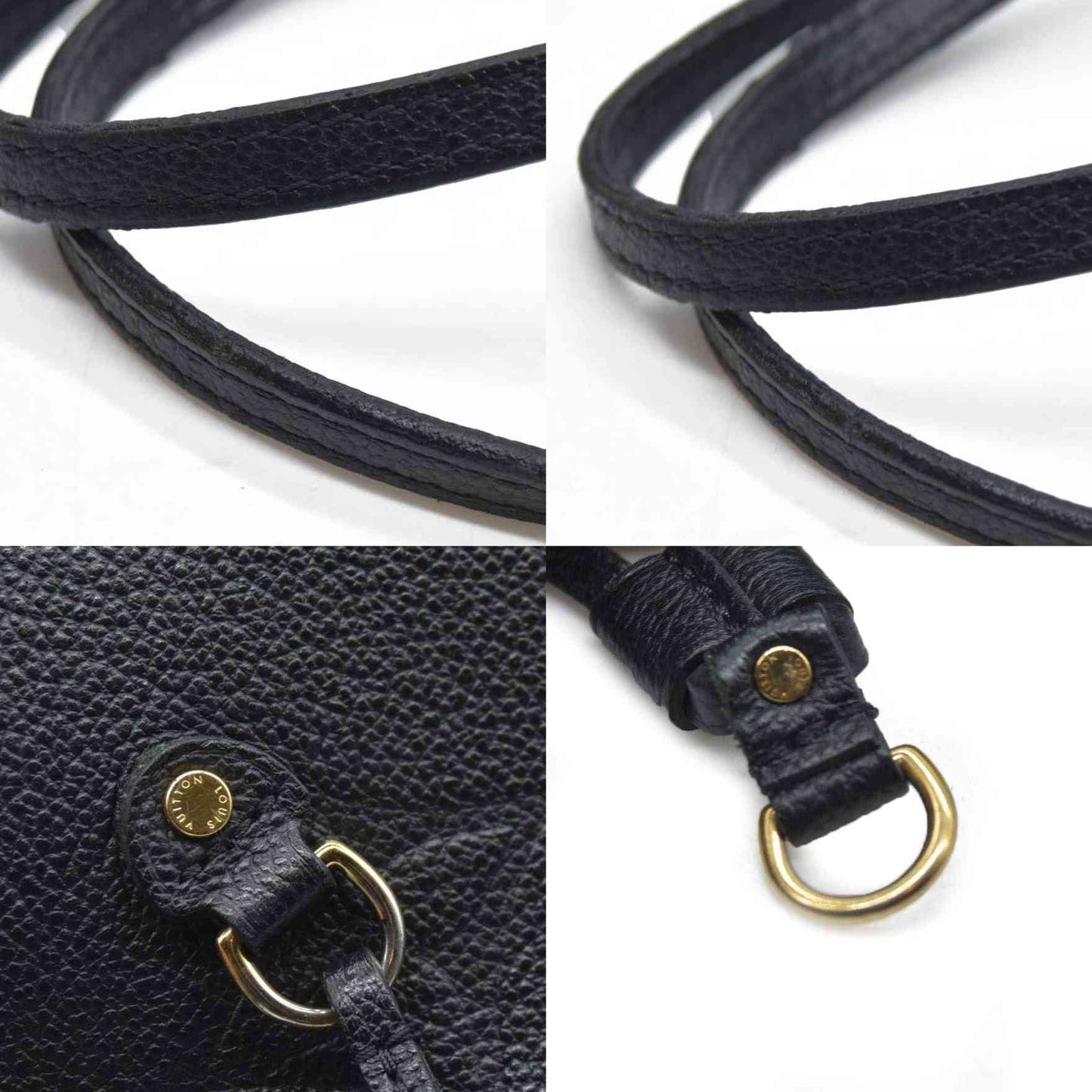 $2940 Louis Vuitton  Empreinte Monogram Giant Neverfull MM Black