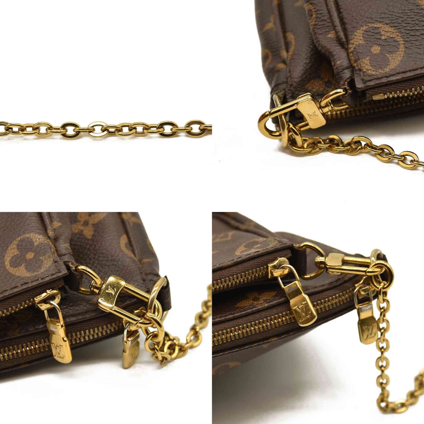 Louis Vuitton  Monogram Multi Pochette Accessories Kaki RFID/SR0251