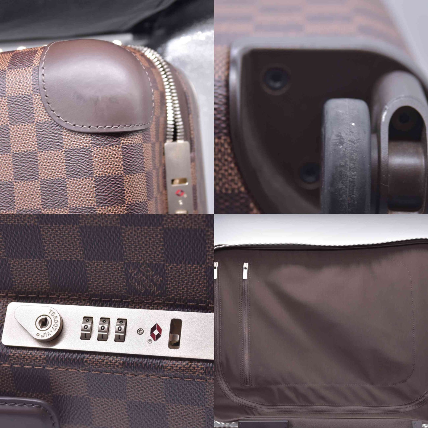 $3550 Louis Vuitton Damier Ebene Horizon 55 RFID