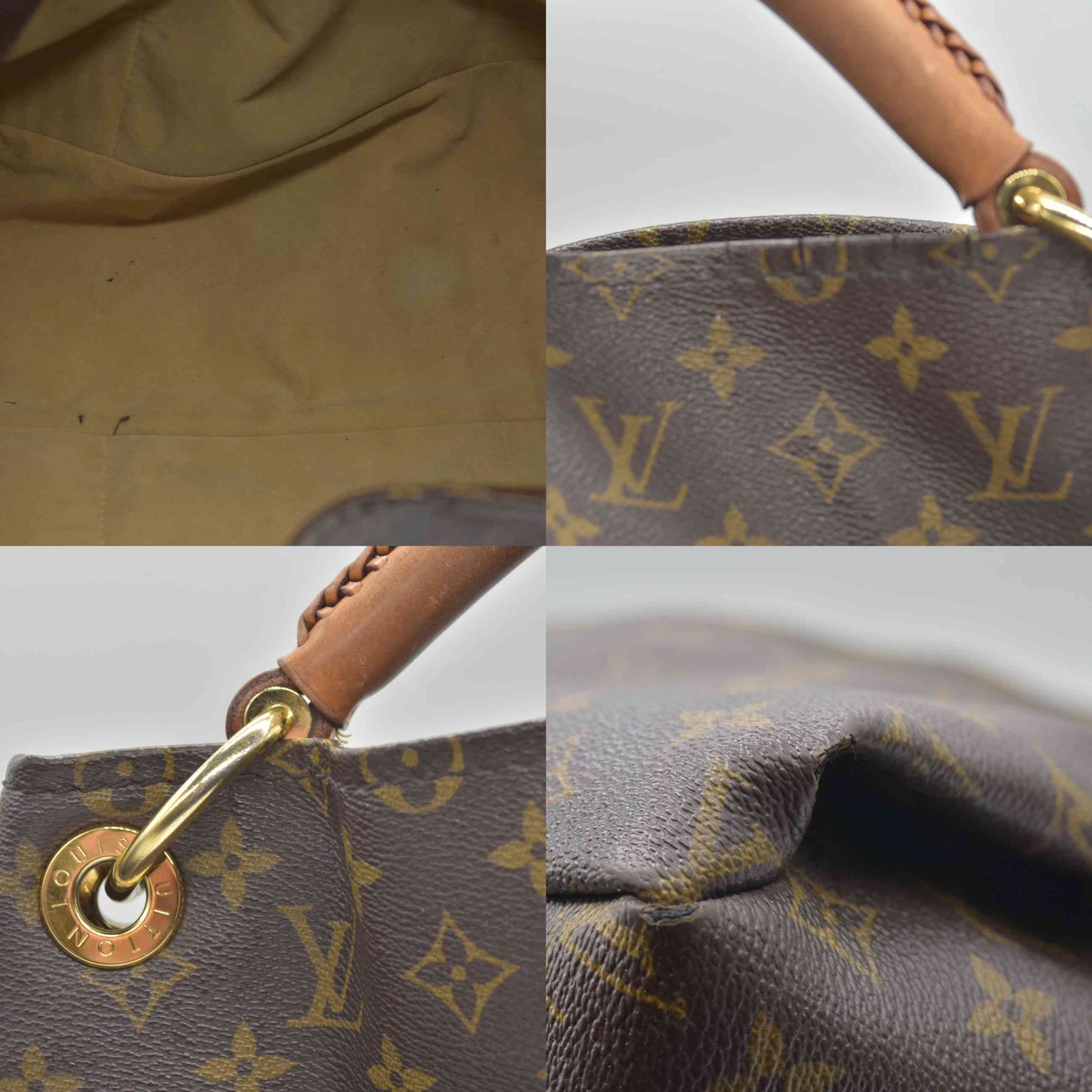 $2500 2010 Louis Vuitton Monogram Artsy GM SD2180