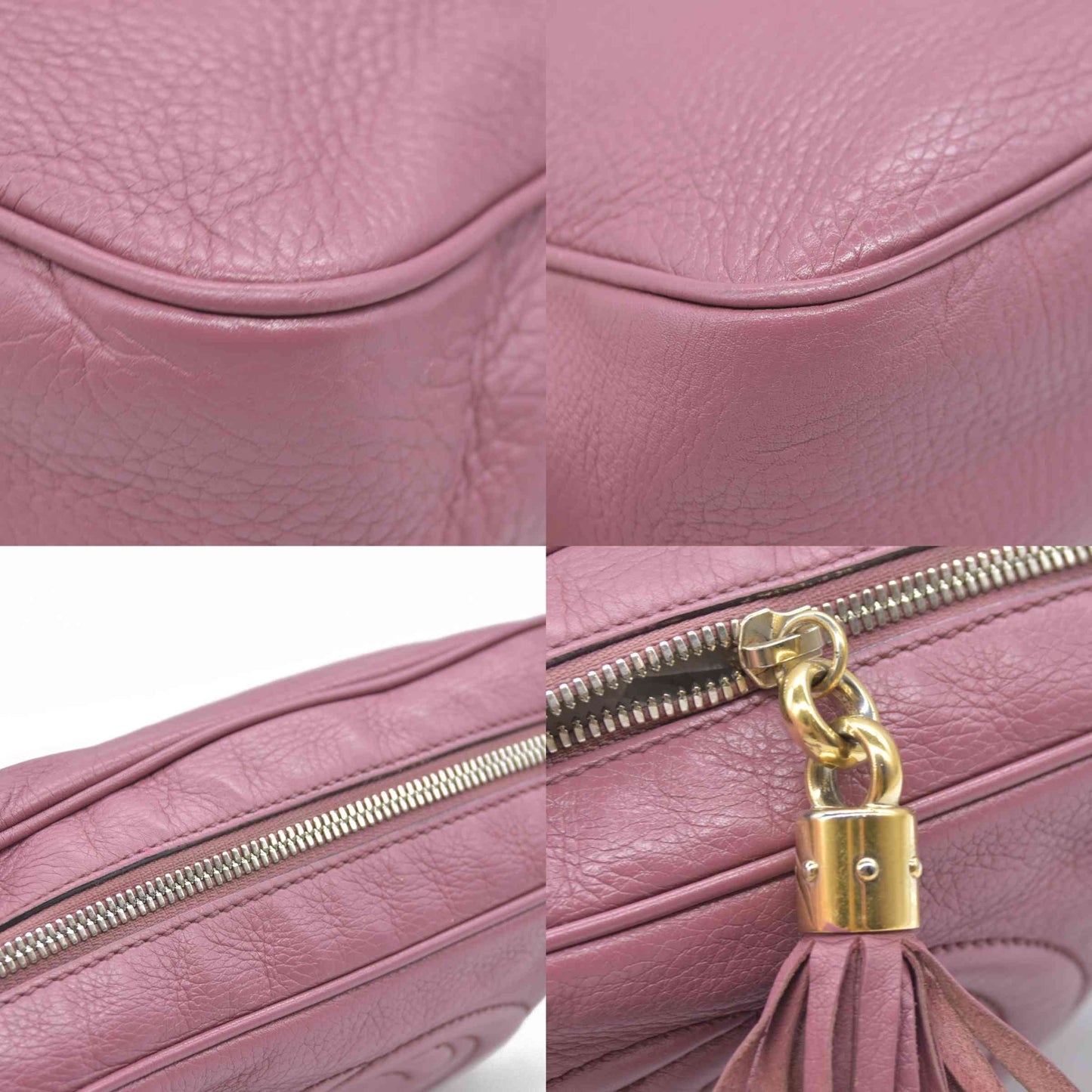 $1490 GUCCI Soho Disco Leather Shoulder Bag