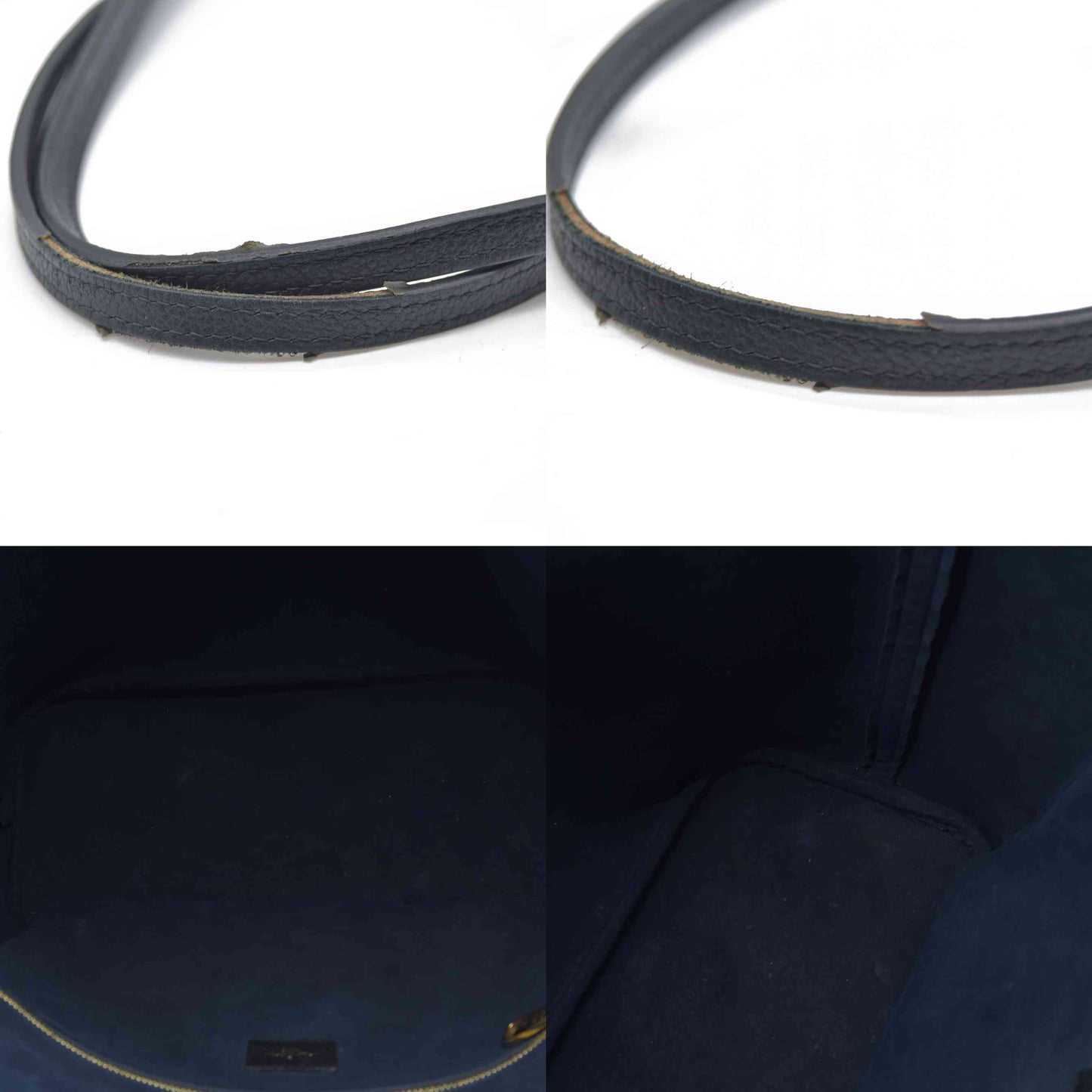 AUCTION $2800 Louis Vuitton  Empreinte Monogram Giant Neverfull MM Black RFID Tote