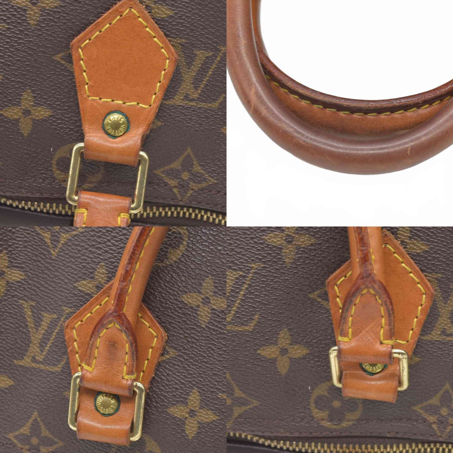 $1490 Louis Vuitton LV Monogram Speedy 25 SD0070