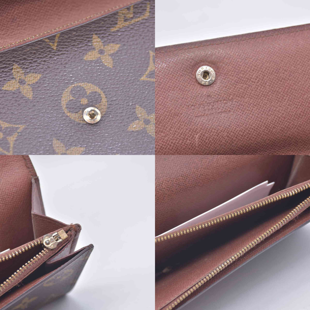 $725 LOUIS VUITTON Monogram Porte-Feuille International Wallet CONSIGNMENT 10021462