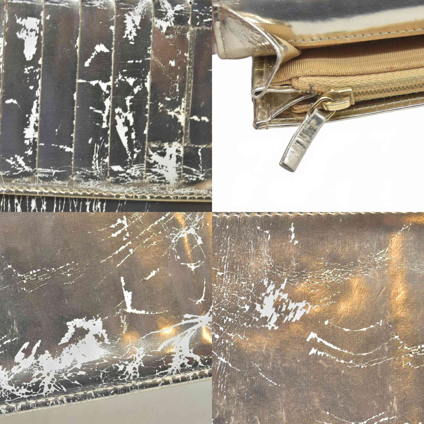 $650 2003-2004 Chanel Micro Chocolate Bar Interlocking CC Logo Wallet