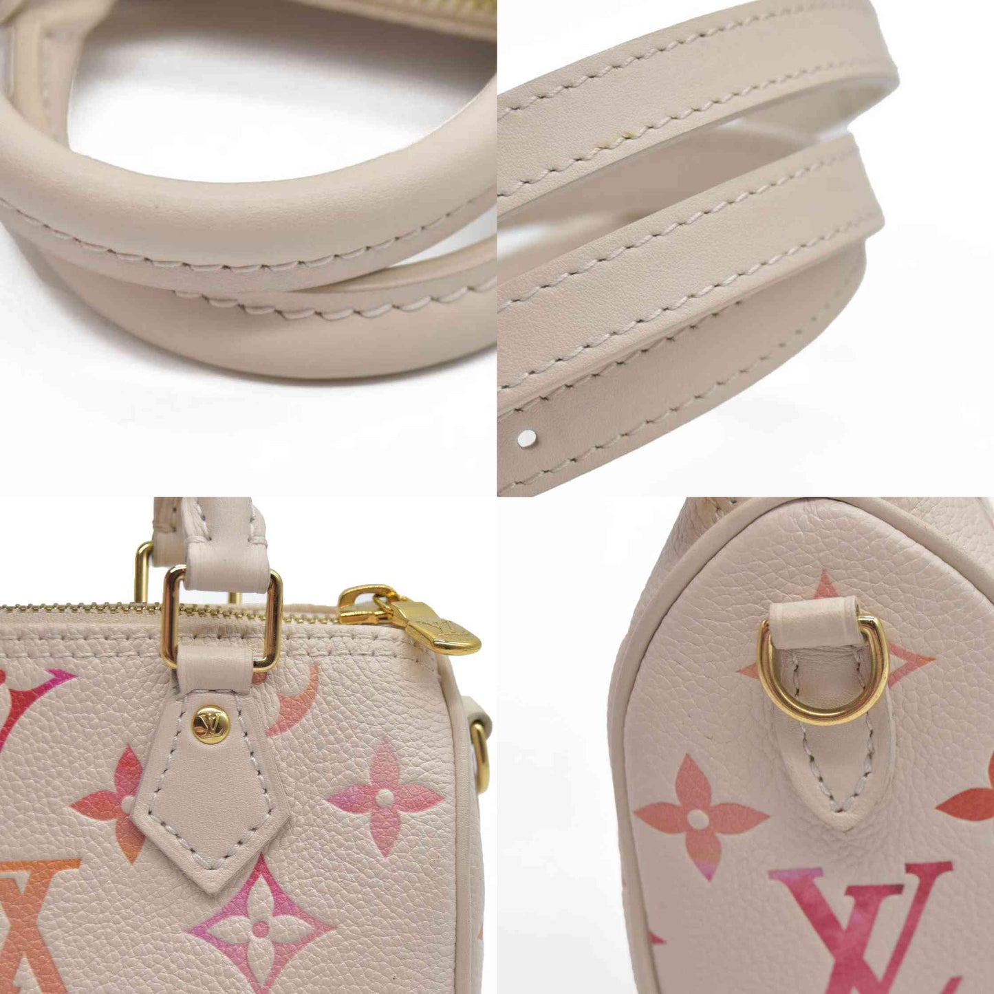 Louis Vuitton  Empreinte Monogram Nano Speedy Sunrise Aquarelle RFID