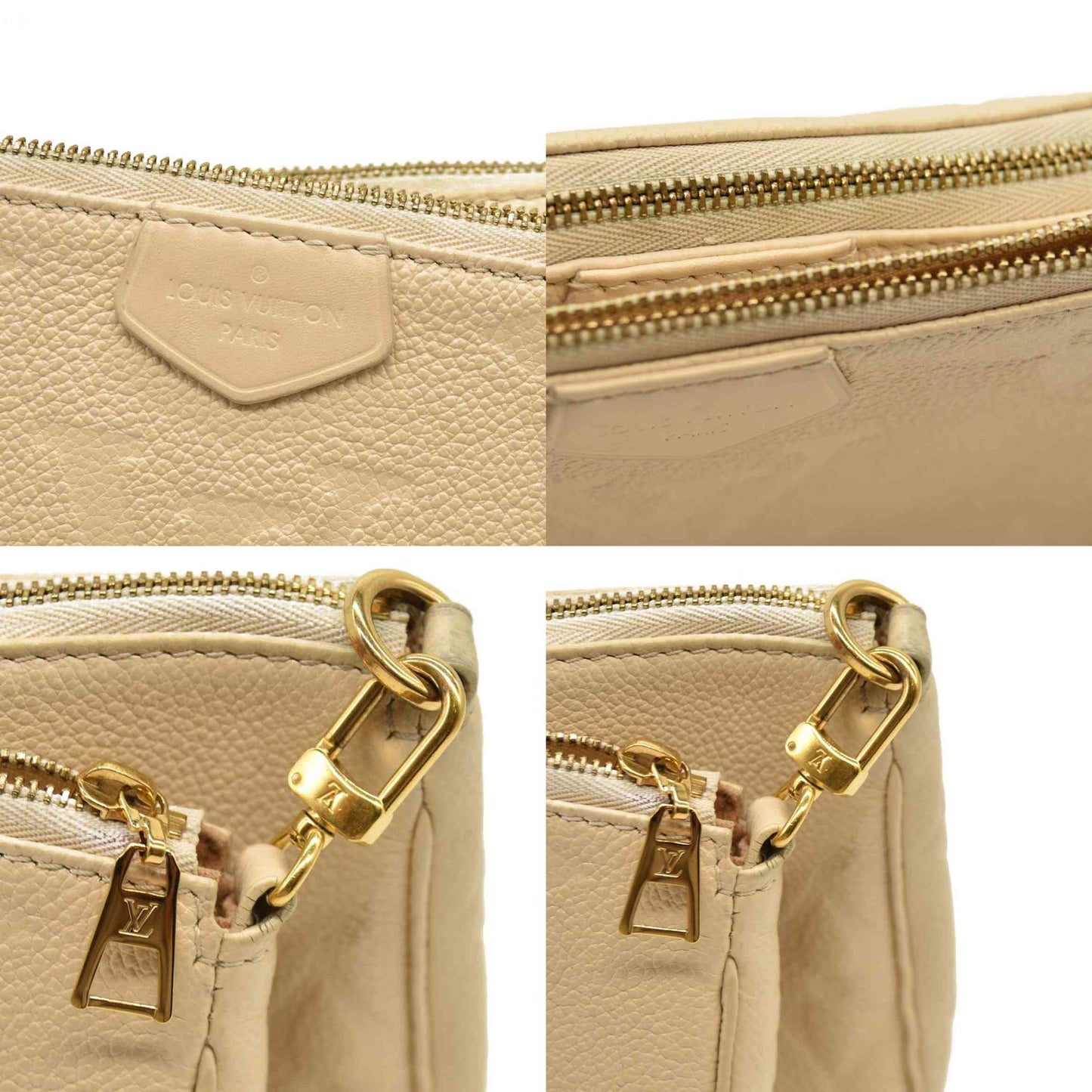 Louis Vuitton  Empreinte Monogram Giant Multi Pochette Accessories Cream