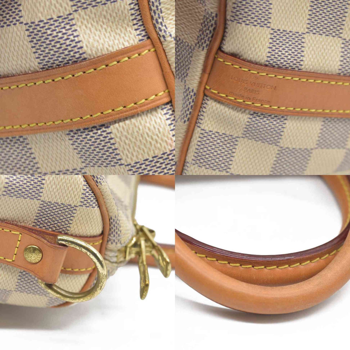 $1940 Louis Vuitton  Damier Azur Speedy Bandouliere 25