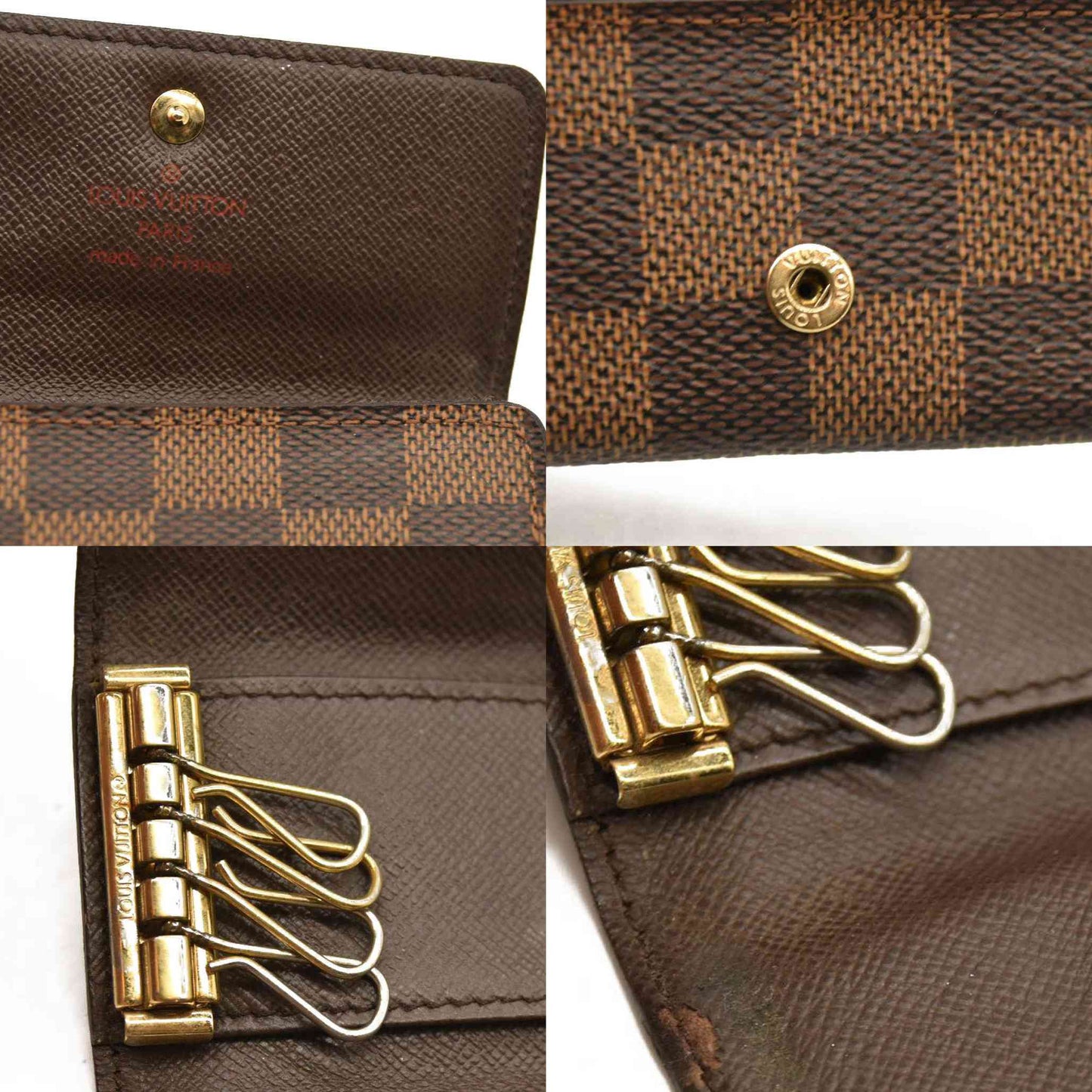 Louis Vuitton  Damier Ebene Multicles 4 Key Holder CT1018