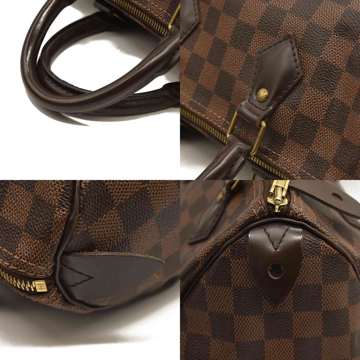 LOUIS VUITTON Damier Ebene Speedy 25 AA4177