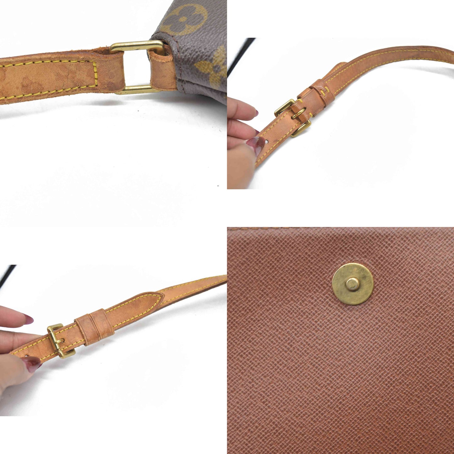 $830 Louis Vuitton Monogram Musette Salsa LM0070 2000 CONSIGNMENT