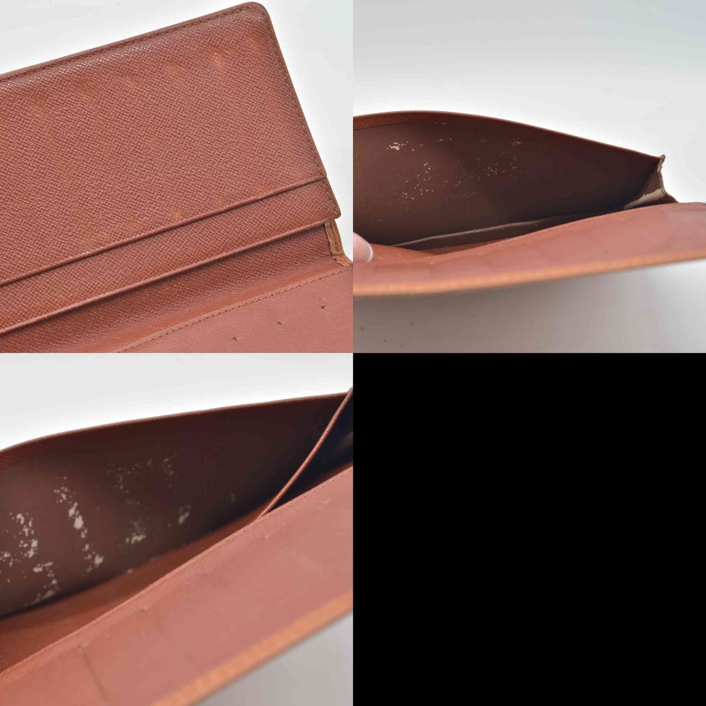 $650 1999 Louis Vuitton Epi Checkbook Holder Wallet CA0979