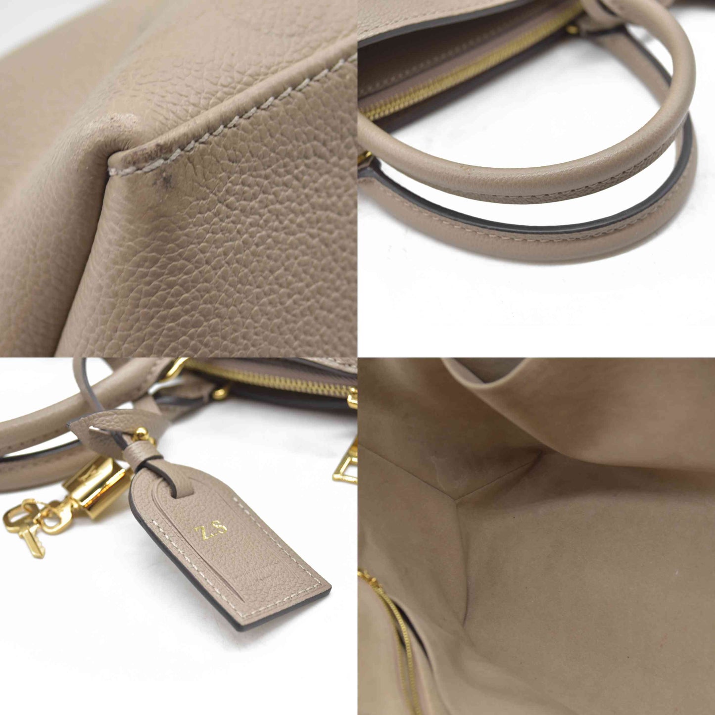 $3800 Louis Vuitton Empreinte Monogram Giant Grand Palais Tourterelle